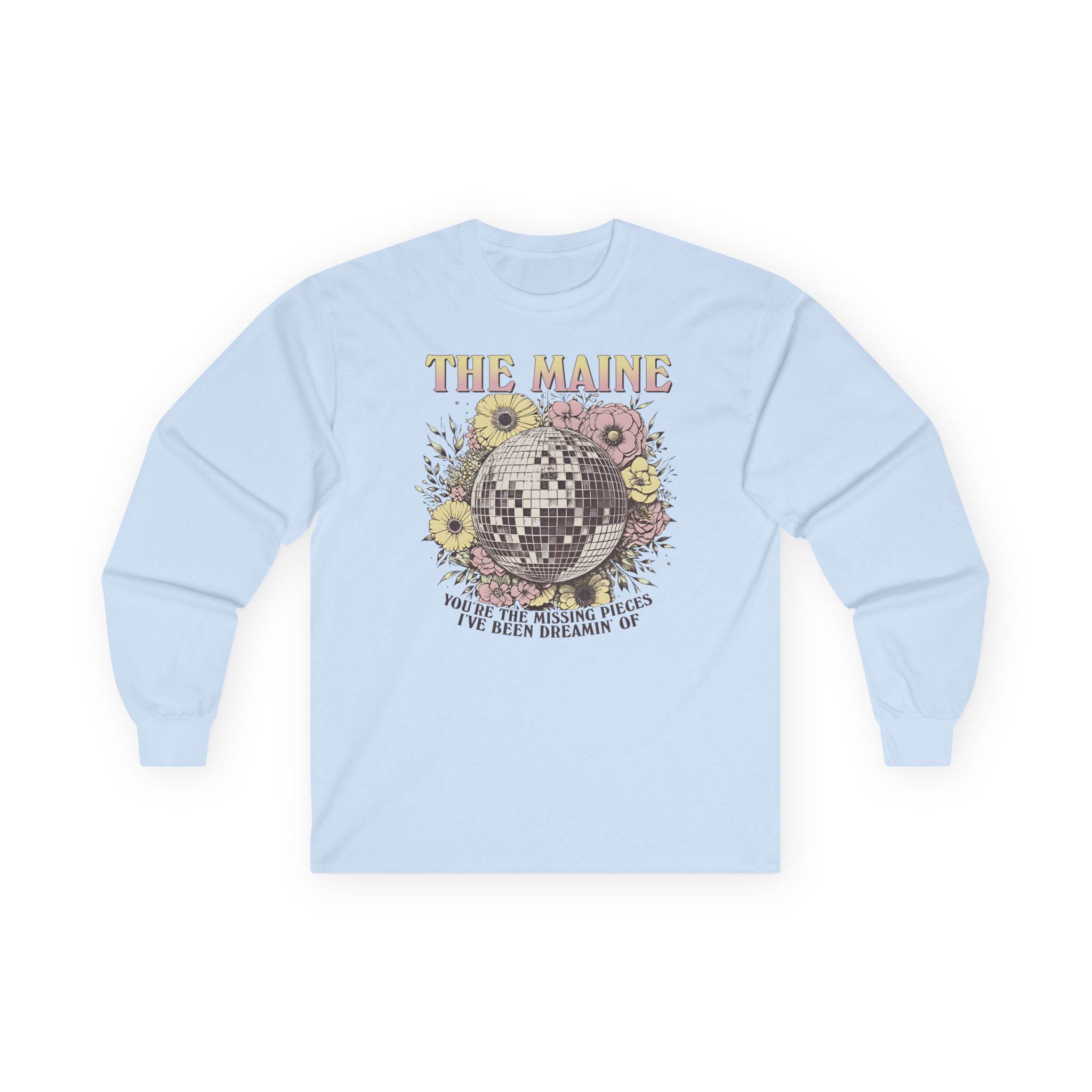 The Maine Floral Disco Unisex Ultra Cotton Long Sleeve Tee