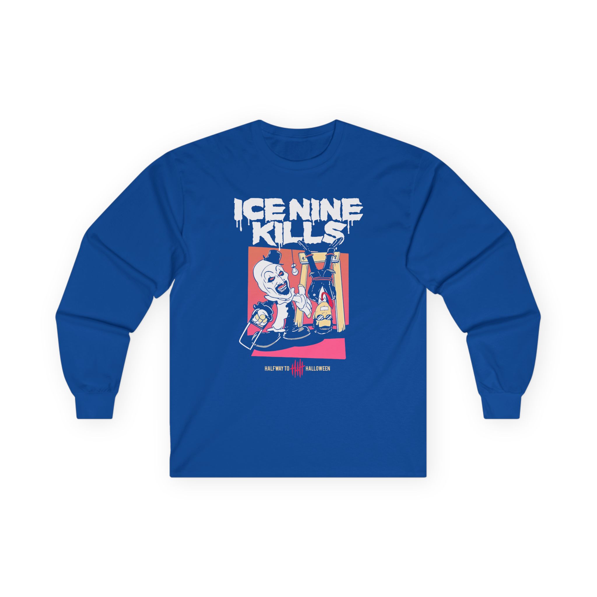 Ice Nine Kills Cut in Half Way to Halloween Unisex Ultra Cotton Long Sleeve Tee