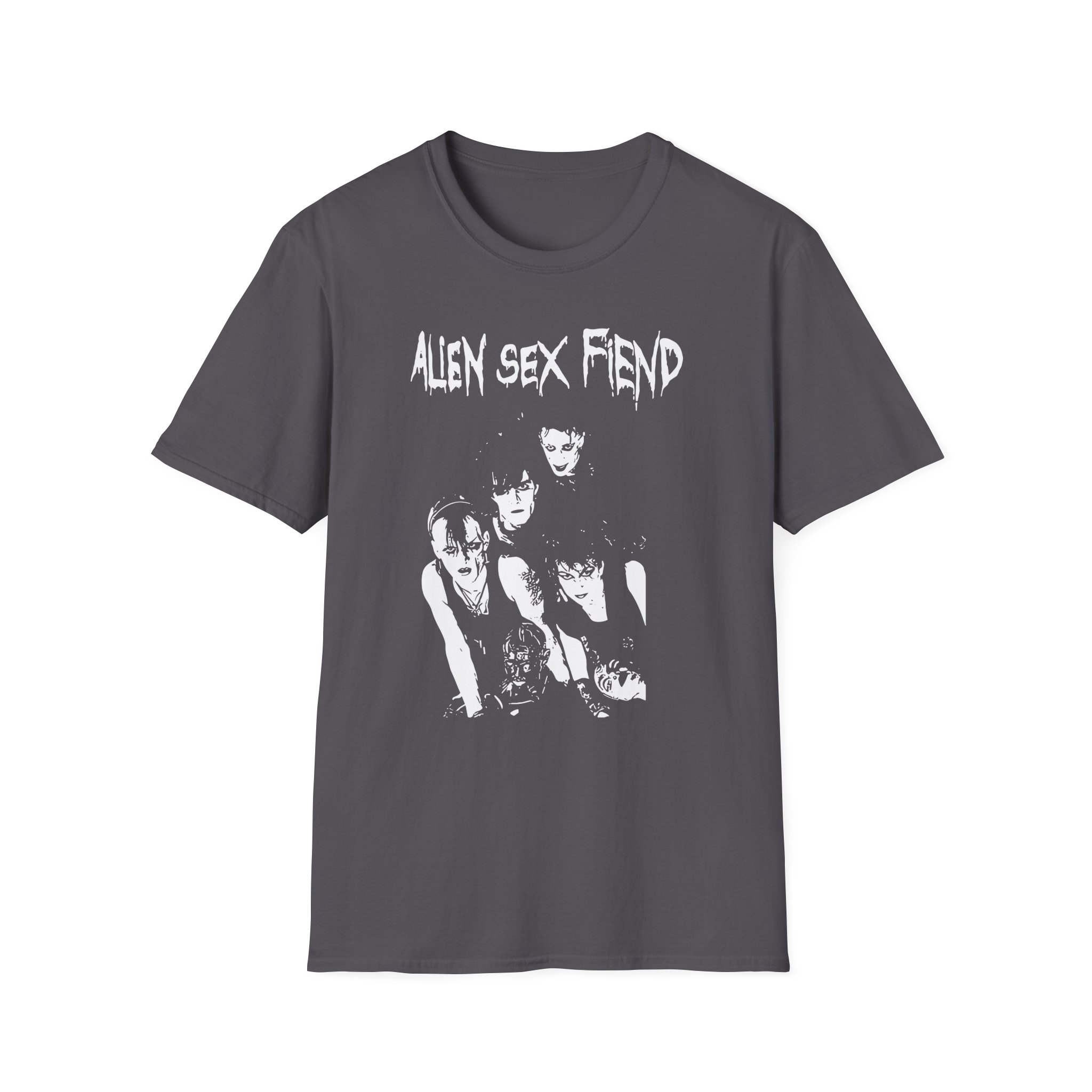 Alien Sex Fiend Band Photo Unisex Softstyle T-Shirt