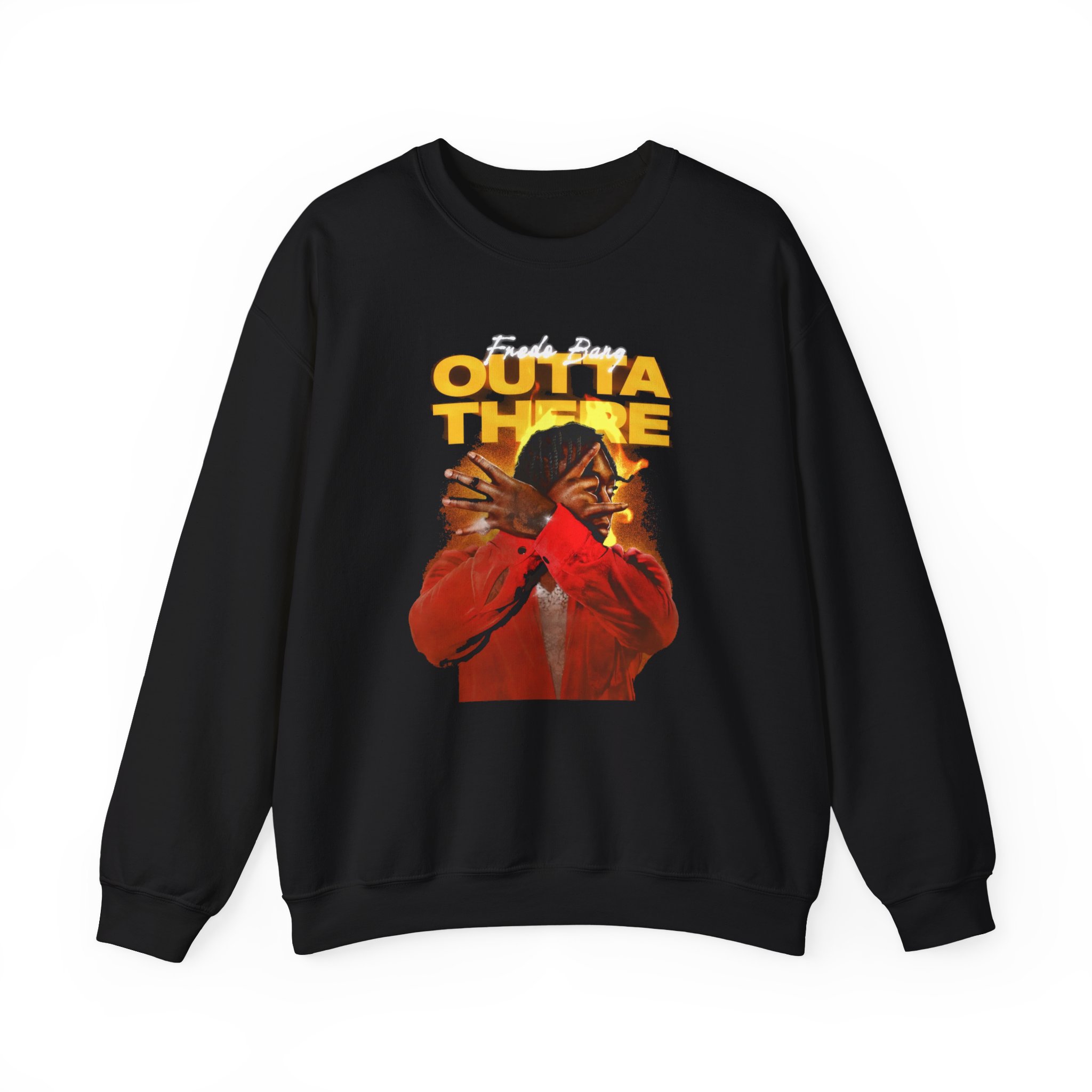 Fredo Bang Outta There Unisex Heavy Blendâ„¢ Crewneck Sweatshirt