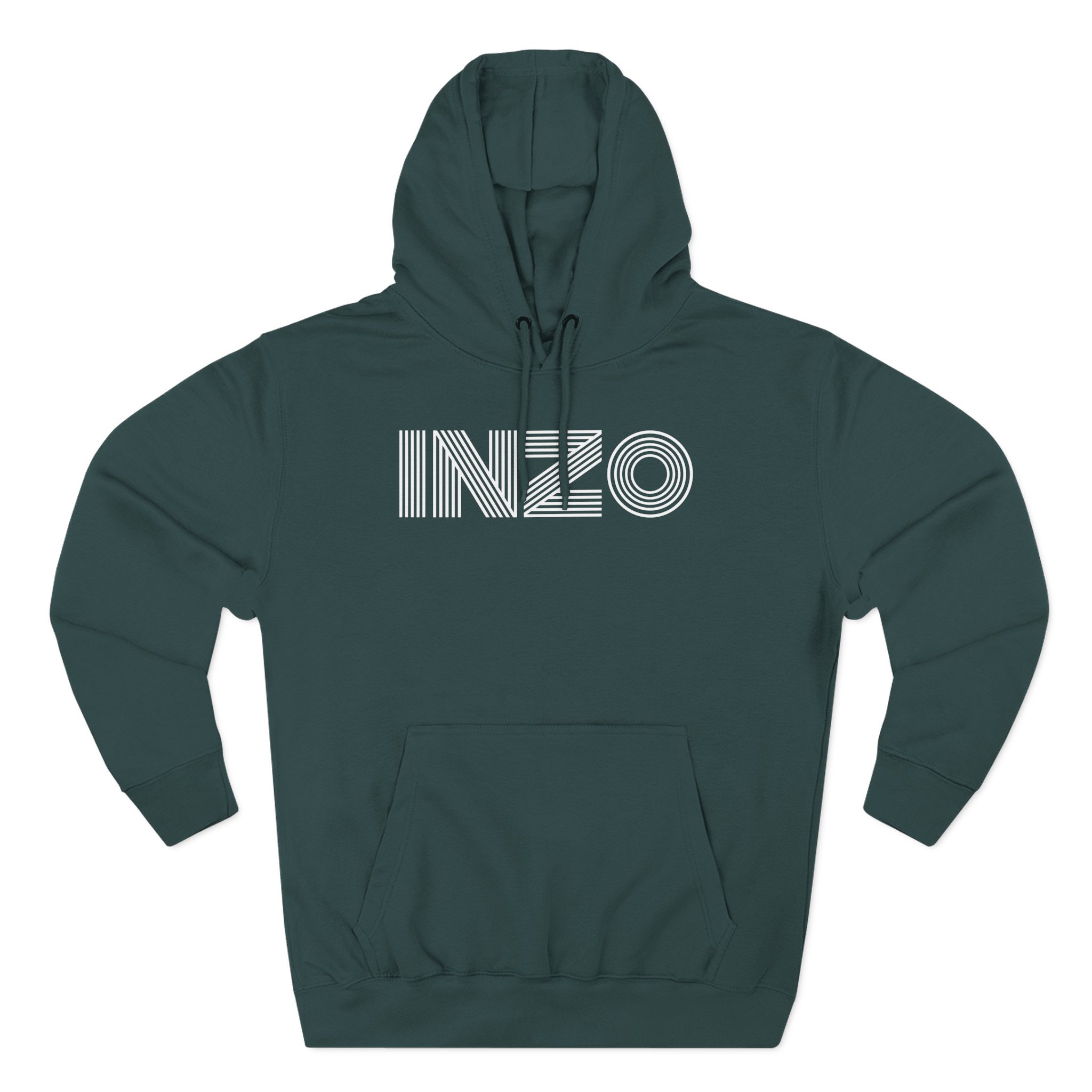 Inzo Three-Panel Fleece Hoodie