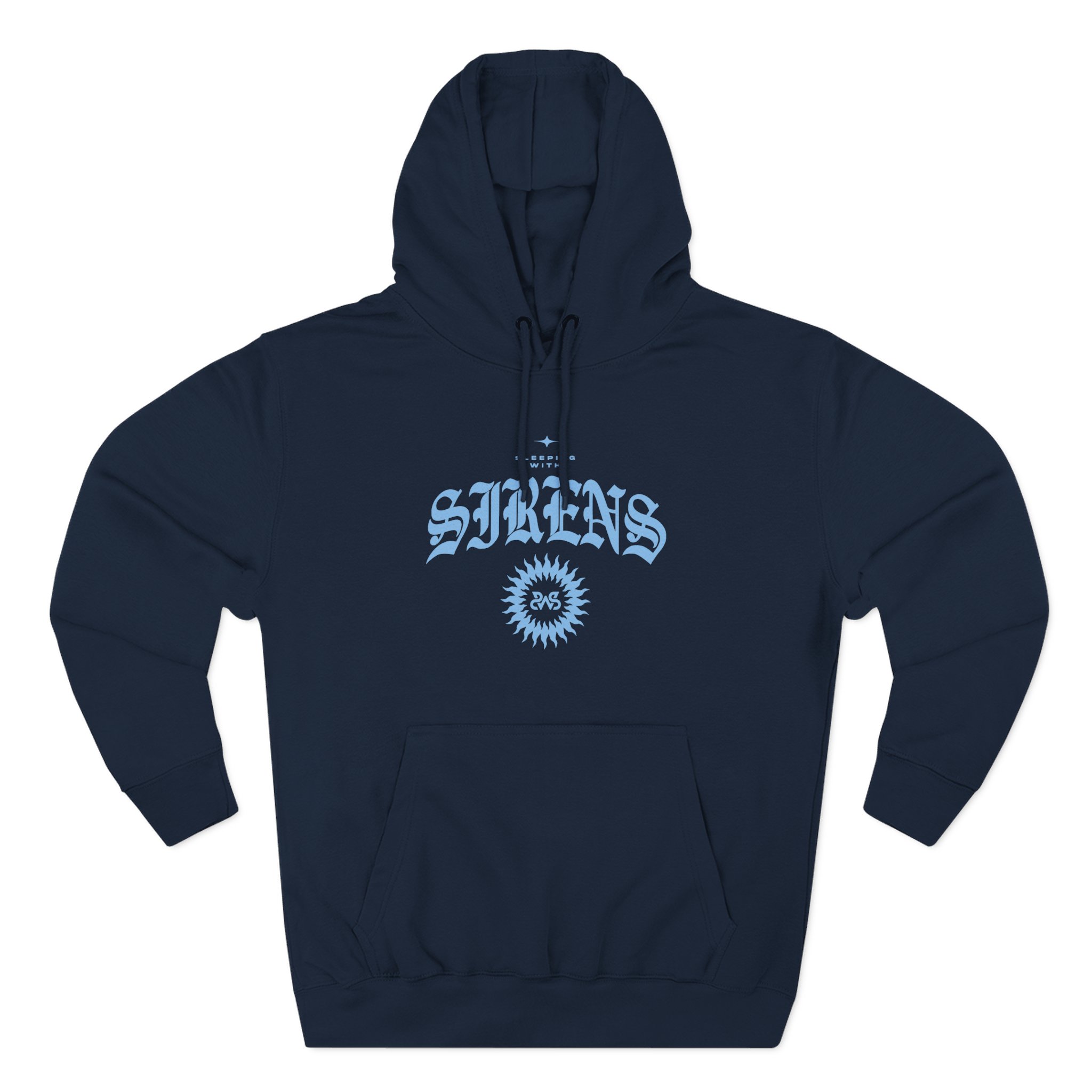 Sleeping With Sirens Barbed Wire Three-Panel Fleece Hoodie