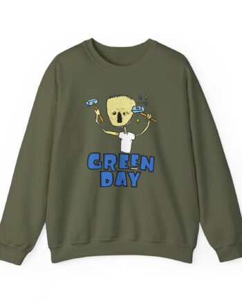 Green Day Nimrod Vintage Hammer Unisex Heavy Blend™ Crewneck Sweatshirt