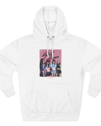 B Shut Down Three-Panel Fleece Hoodie