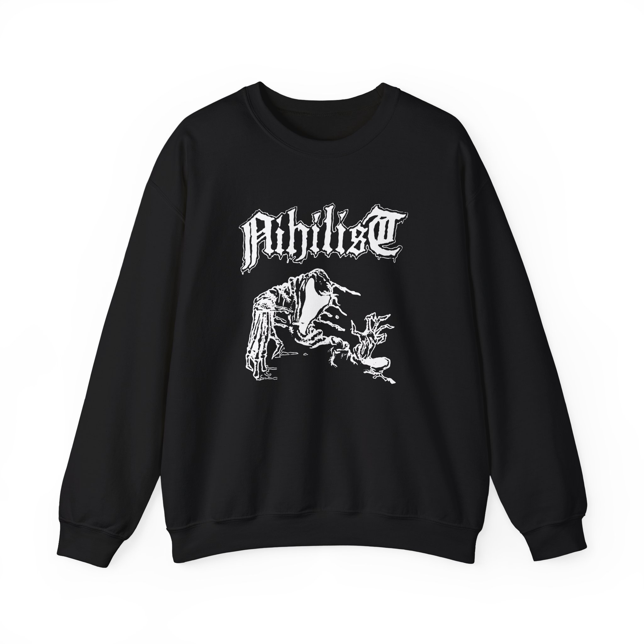 Entombed Nihilist Ghost Unisex Heavy Blendâ„¢ Crewneck Sweatshirt