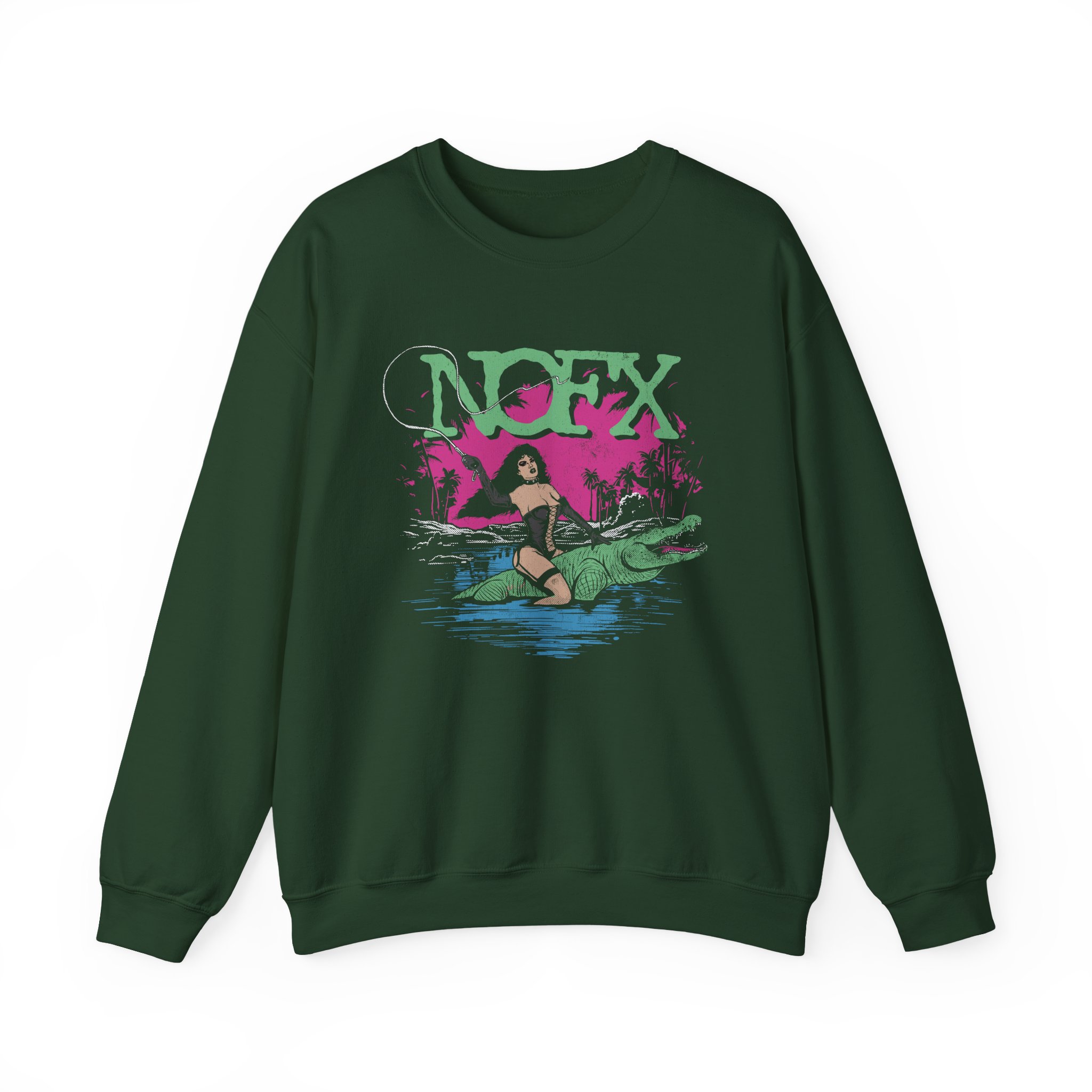 Nofx Gator Unisex Heavy Blendâ„¢ Crewneck Sweatshirt