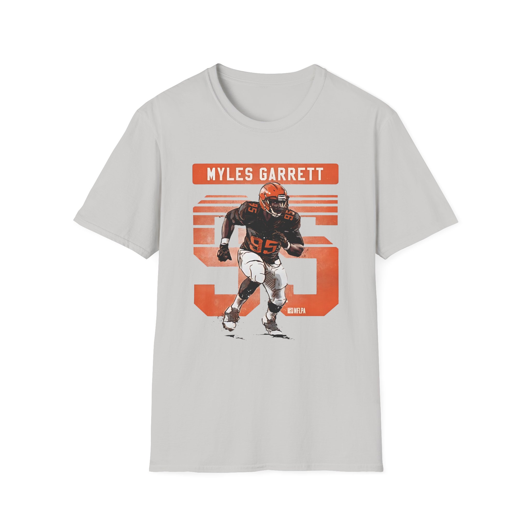 Myles Garrett Grunge Unisex Softstyle T-Shirt