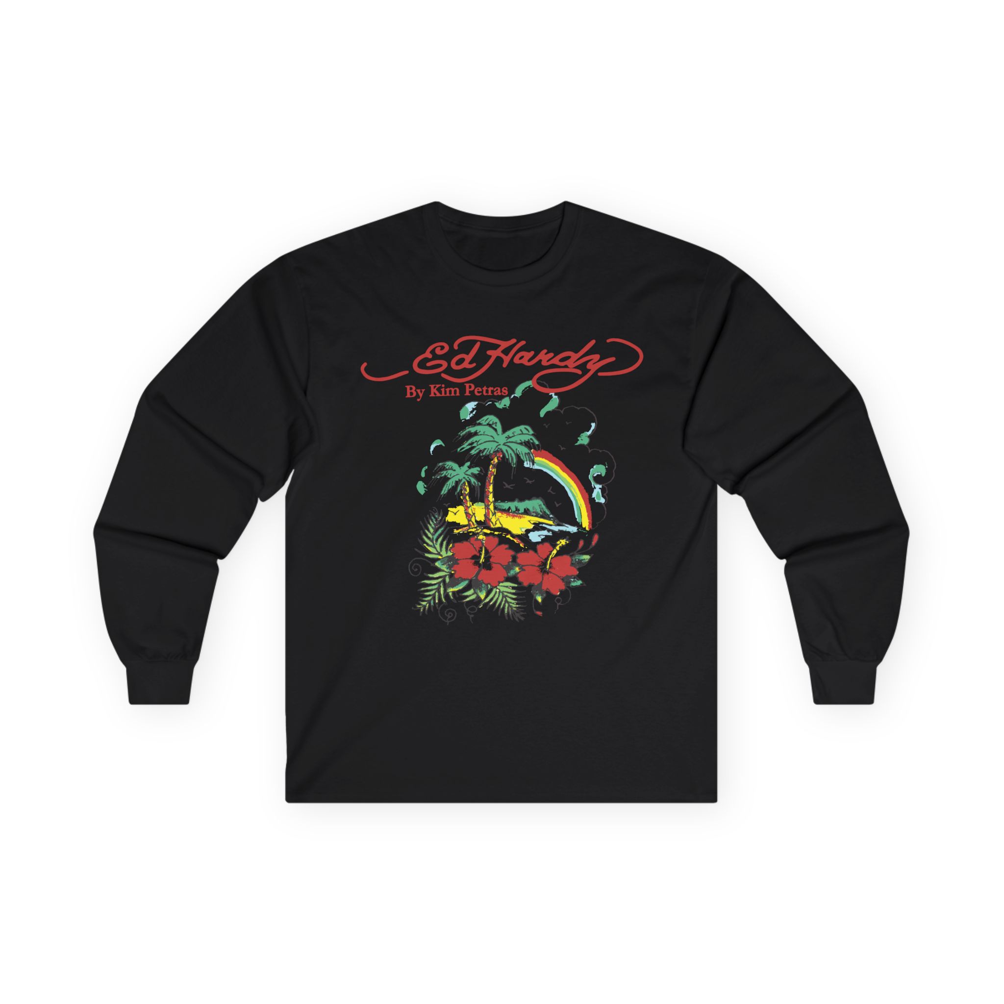 Kim Petras Tropical Scene Lettuce Unisex Ultra Cotton Long Sleeve Tee