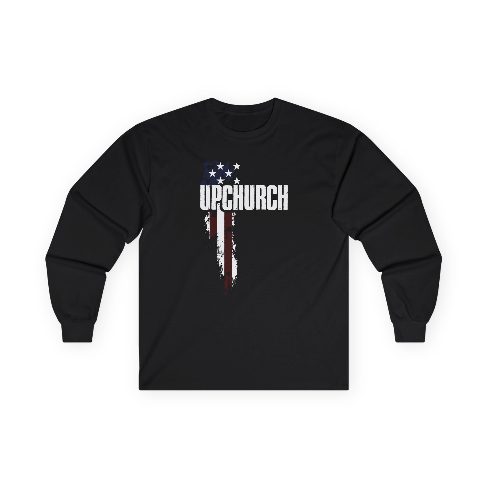 Upchurch Family American Flag Graphic Unisex Ultra Cotton Long Sleeve Tee