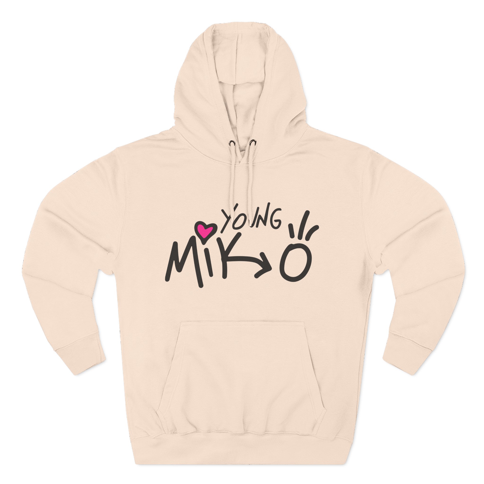 Young Miko Three-Panel Fleece Hoodie
