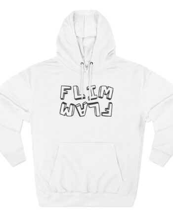 Flamingo Three-Panel Fleece Hoodie