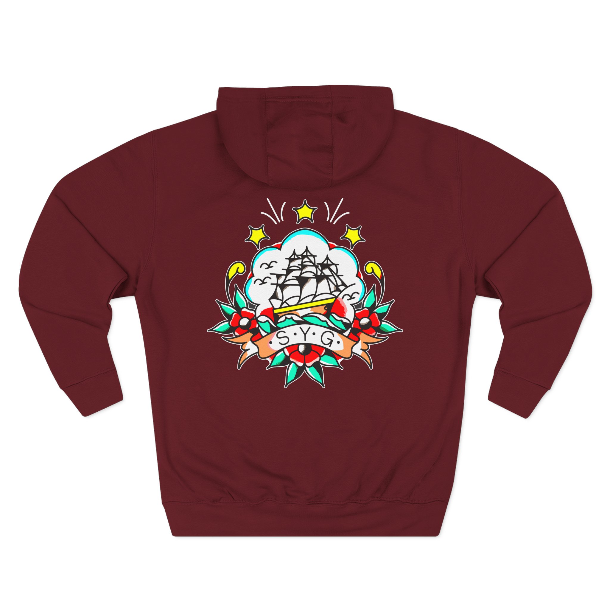 Set Your Goals Mutiny Three-Panel Fleece Hoodie