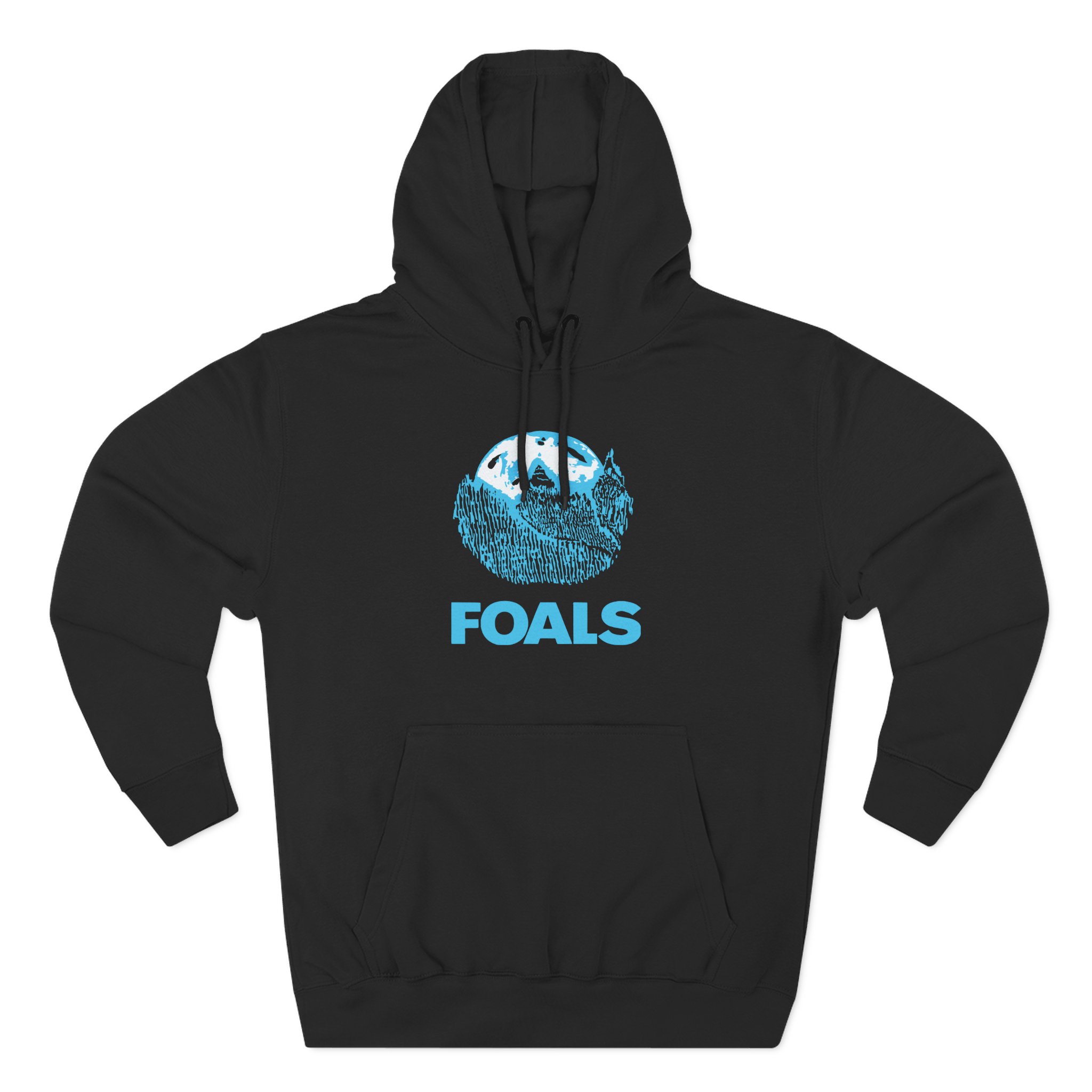 Foals Full Moon Logo Three-Panel Fleece Hoodie