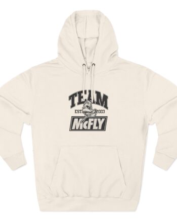 Mcfly Ecru Three-panel Fleece Hoodie
