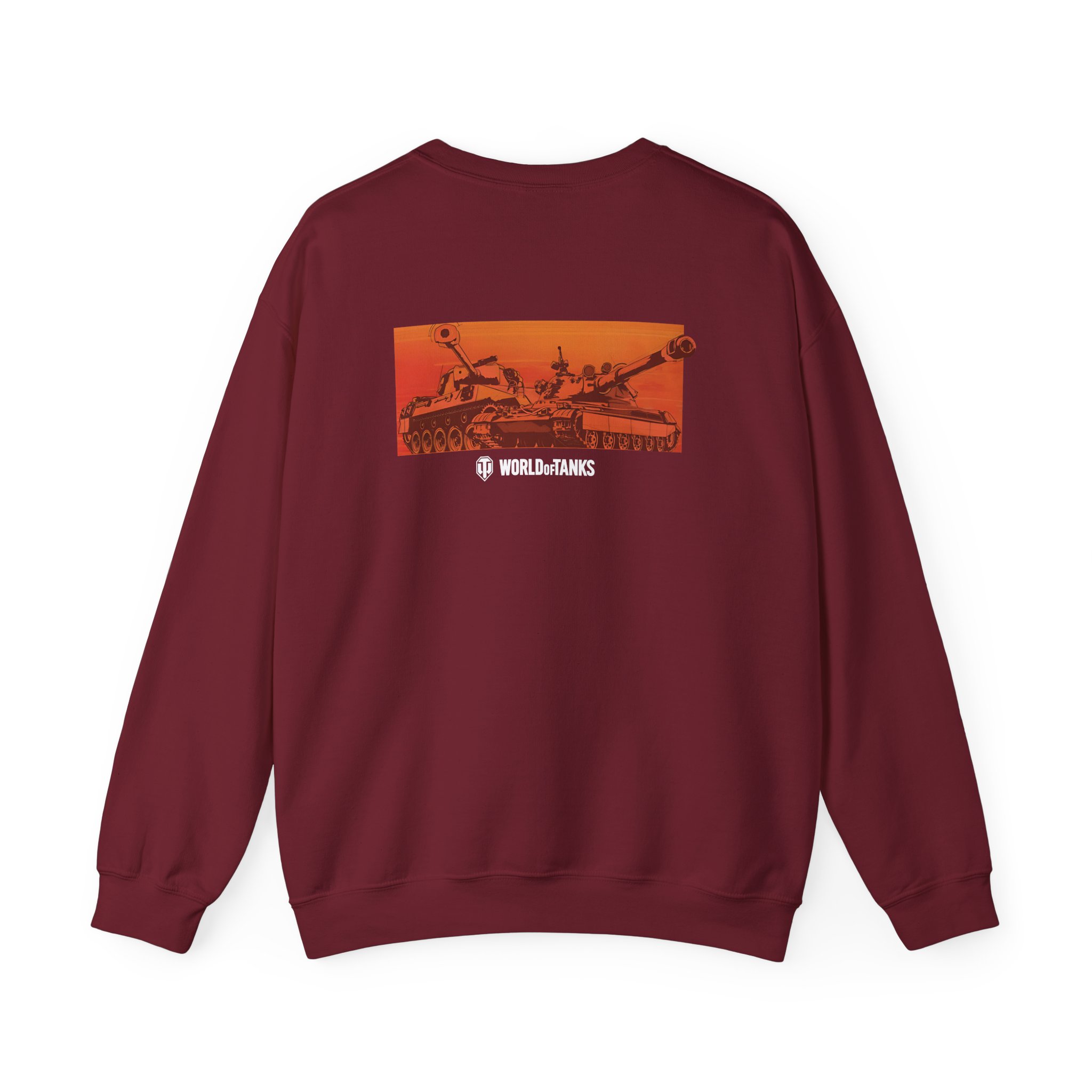 World of Tank Orange Sky Unisex Heavy Blendâ„¢ Crewneck Sweatshirt