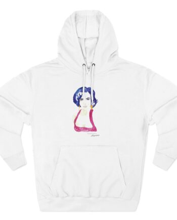 Marina Elizabeth Taylor Illustration Three-Panel Fleece Hoodie