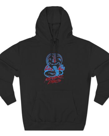 Cobra Kai Never Dies Three-Panel Fleece Hoodie