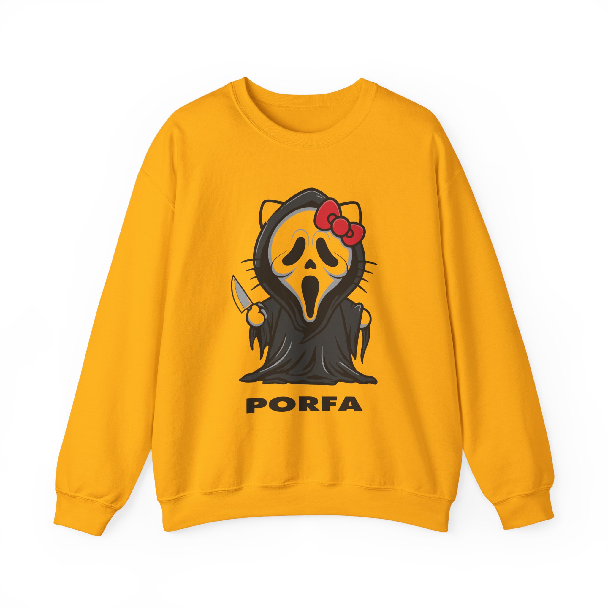 Porfa Scream Halloween Unisex Heavy Blendâ„¢ Crewneck Sweatshirt