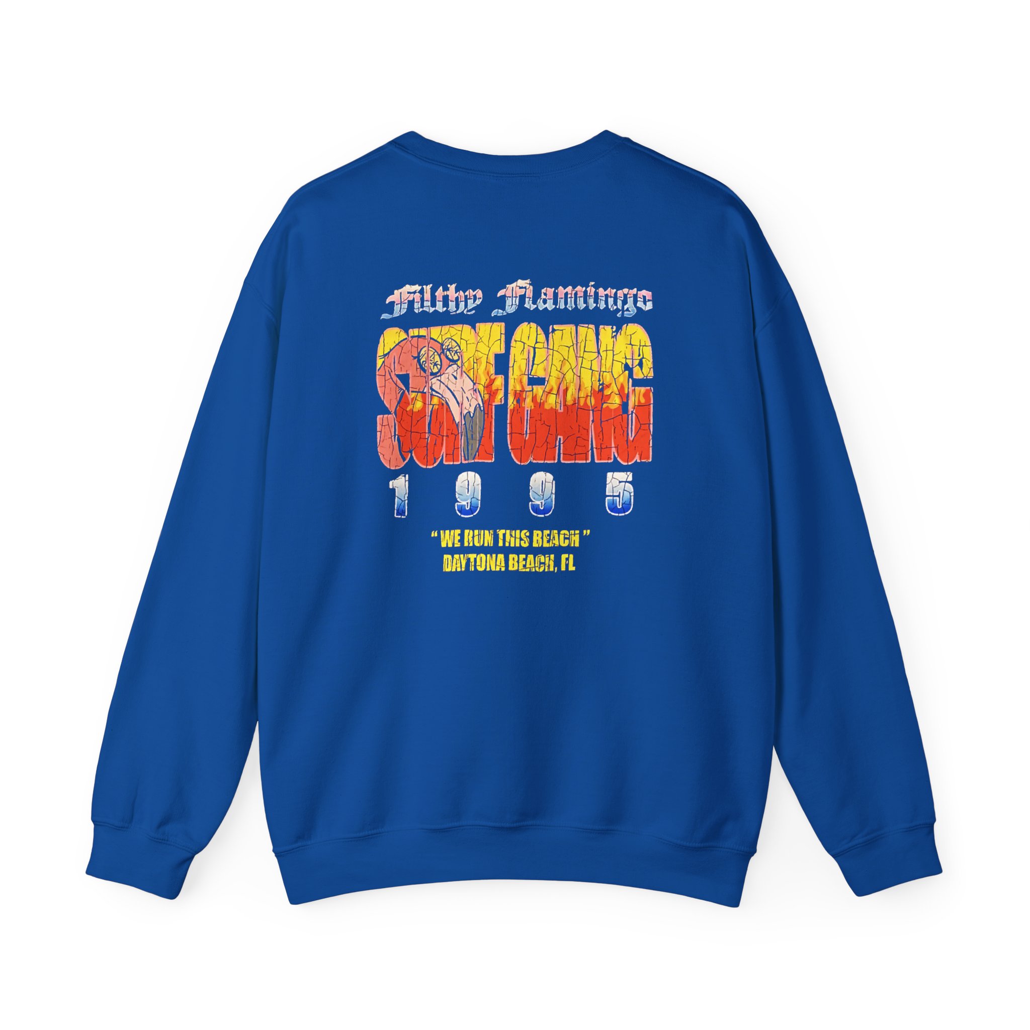 Surf Gang Filthy Flamingo Unisex Heavy Blendâ„¢ Crewneck Sweatshirt