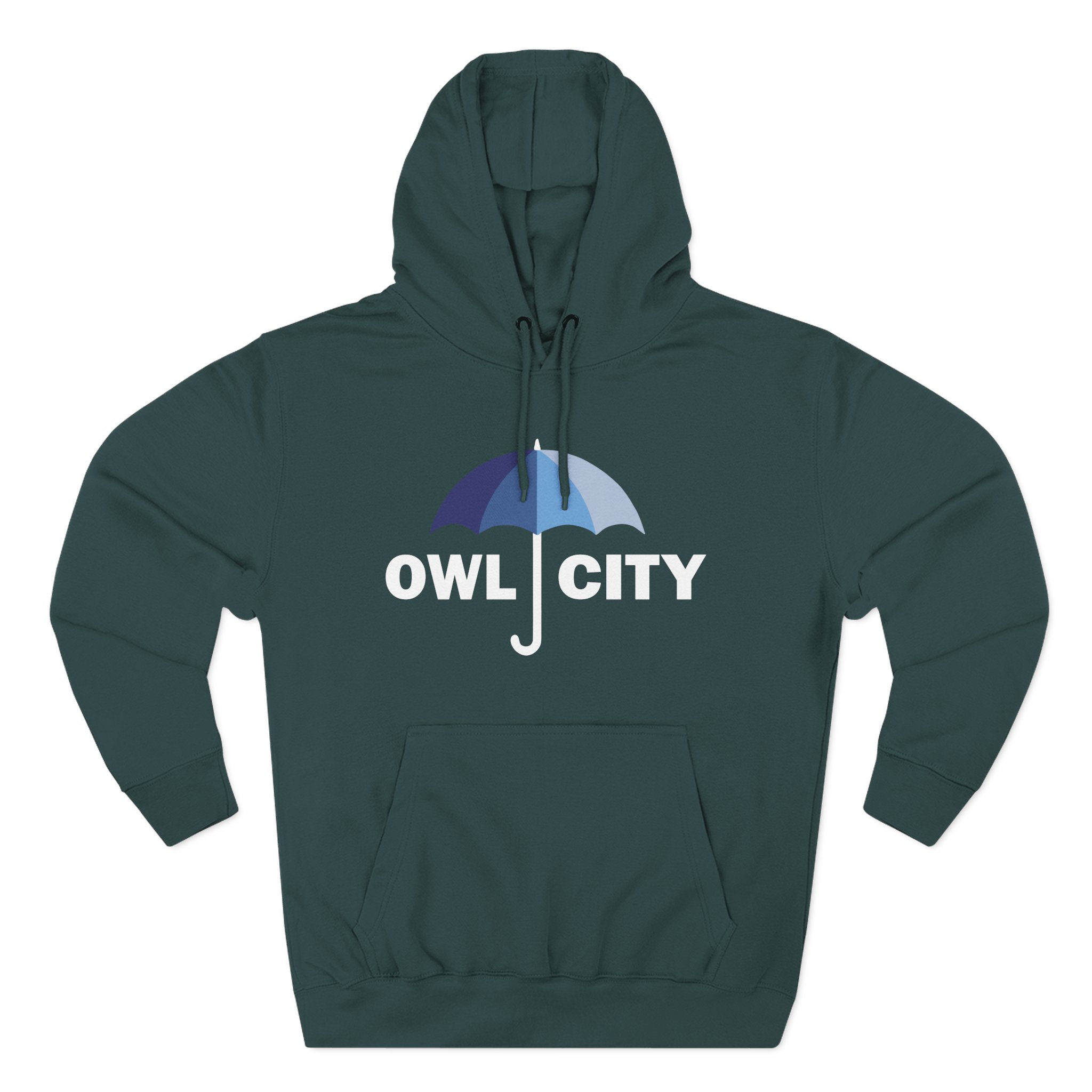Owl City Umbrella Three-Panel Fleece Hoodie
