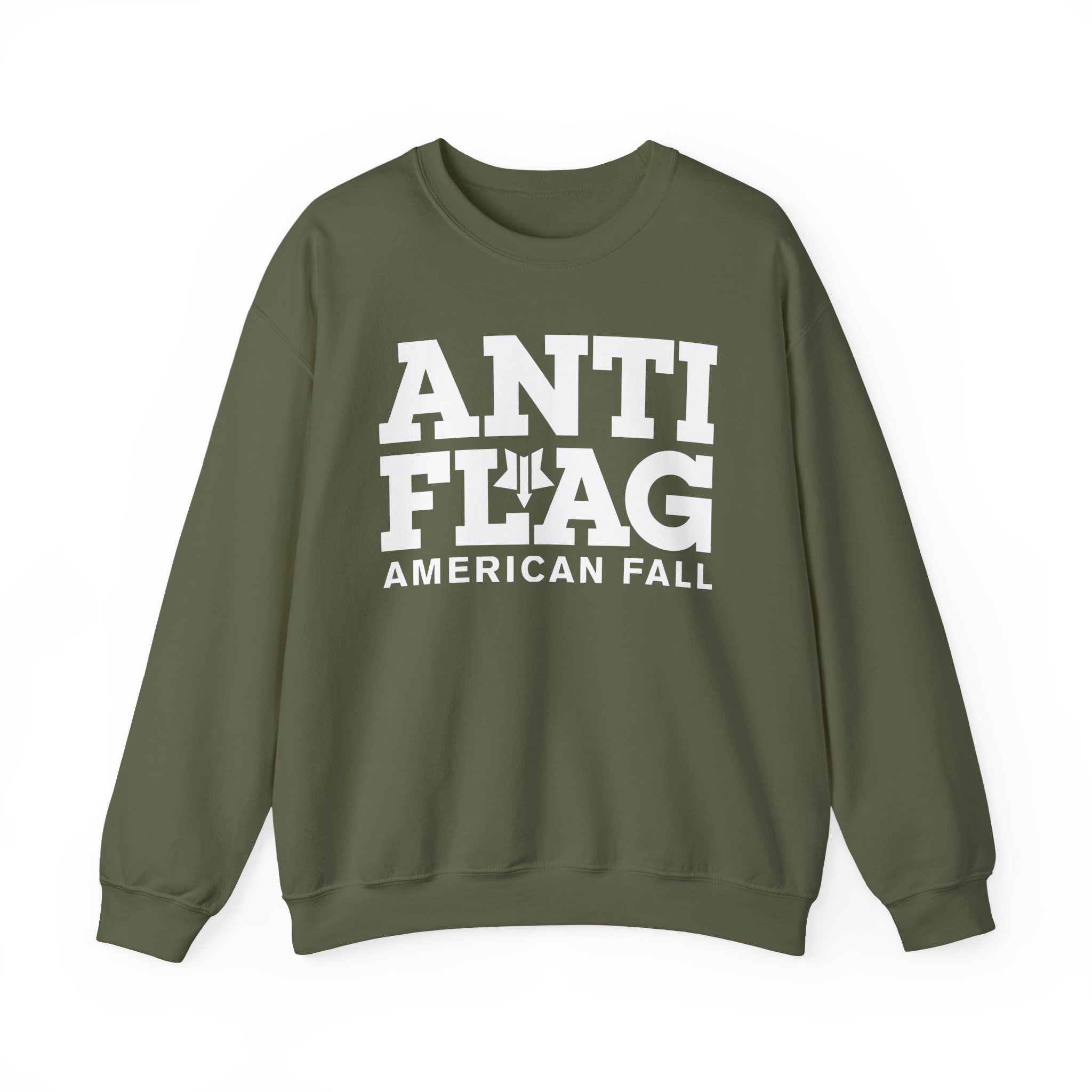 Anti Flag American Fall Unisex Heavy Blendâ„¢ Crewneck Sweatshirt