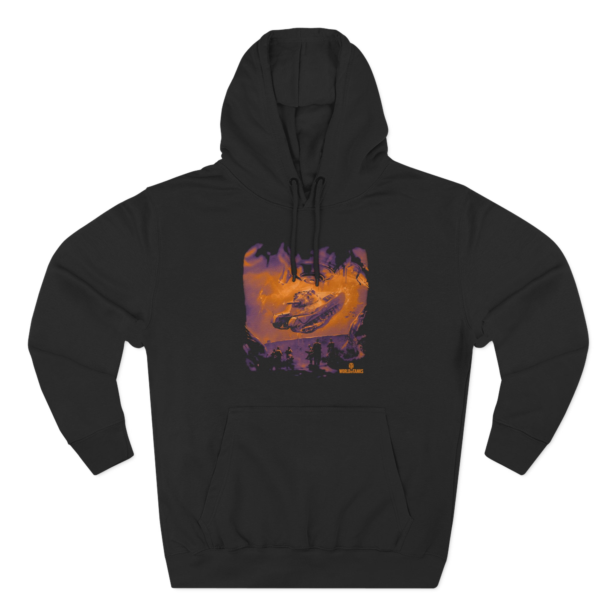 World of Tank Wot Halloween Three-Panel Fleece Hoodie