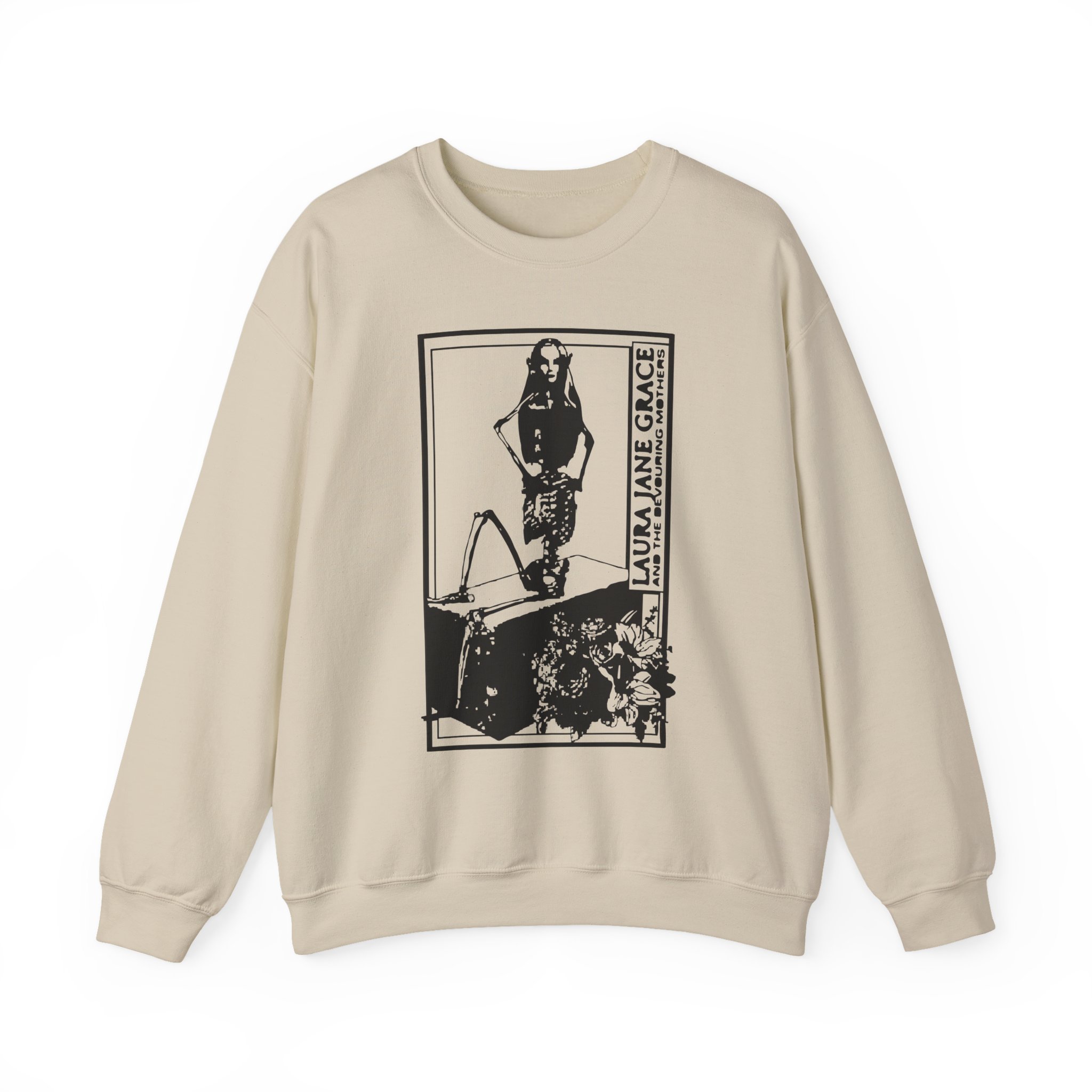Laura Jane Heads Up Unisex Heavy Blendâ„¢ Crewneck Sweatshirt