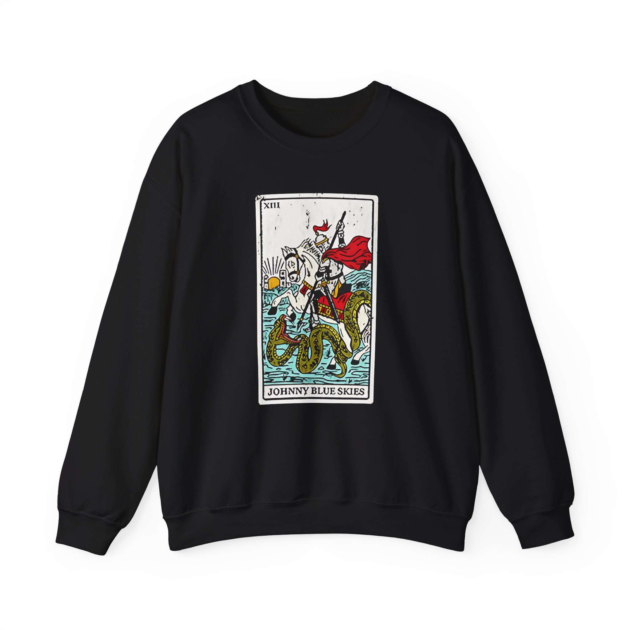 Sturgill Simpson Death Card Unisex Heavy Blendâ„¢ Crewneck Sweatshirt