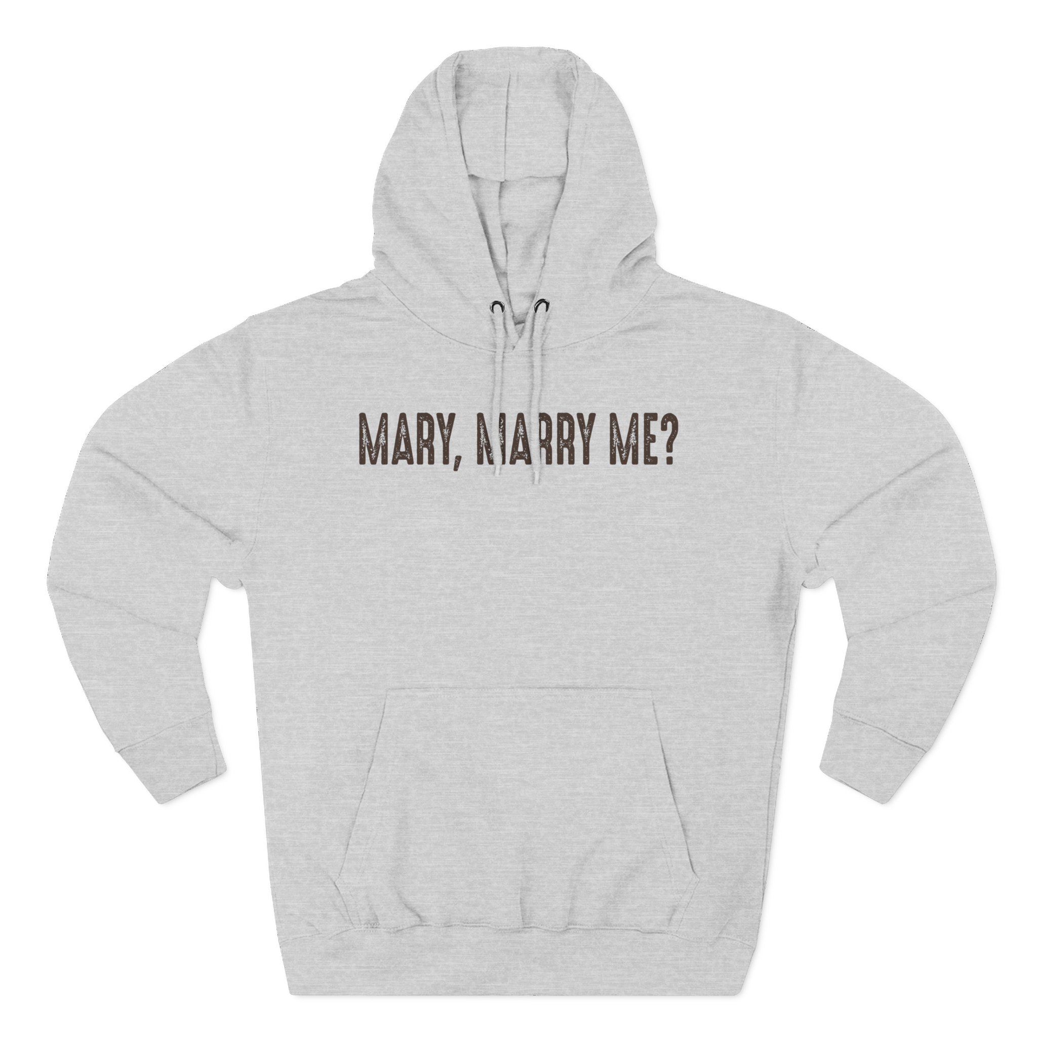 Royel Otis Mary Marry Me Faded Powder Three-Panel Fleece Hoodie