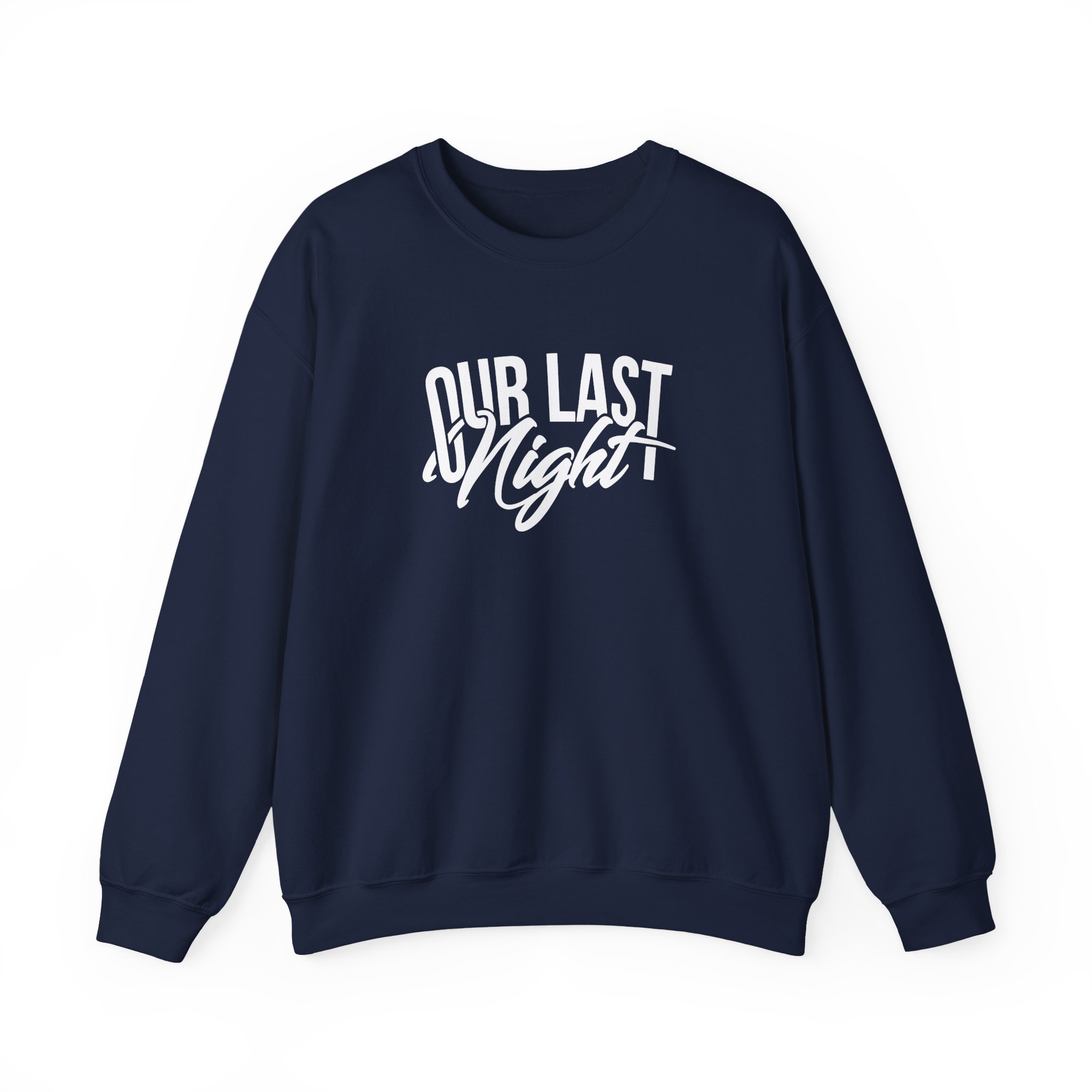 Our Last Night Script Unisex Heavy Blendâ„¢ Crewneck Sweatshirt