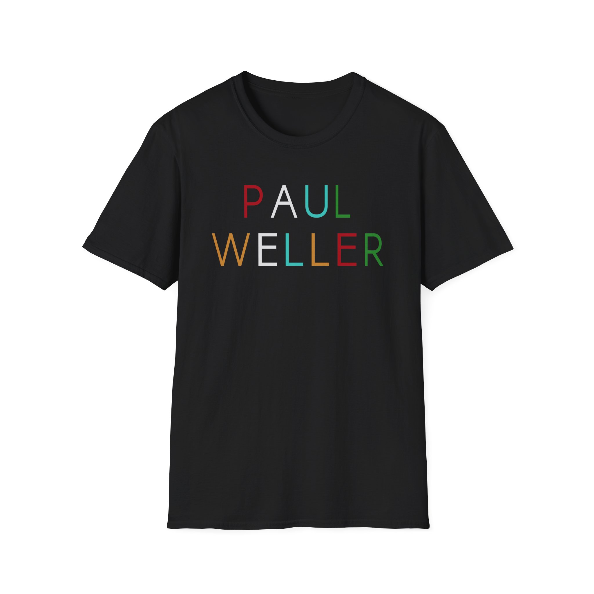 PW Multicolour Logo Unisex Softstyle T-Shirt