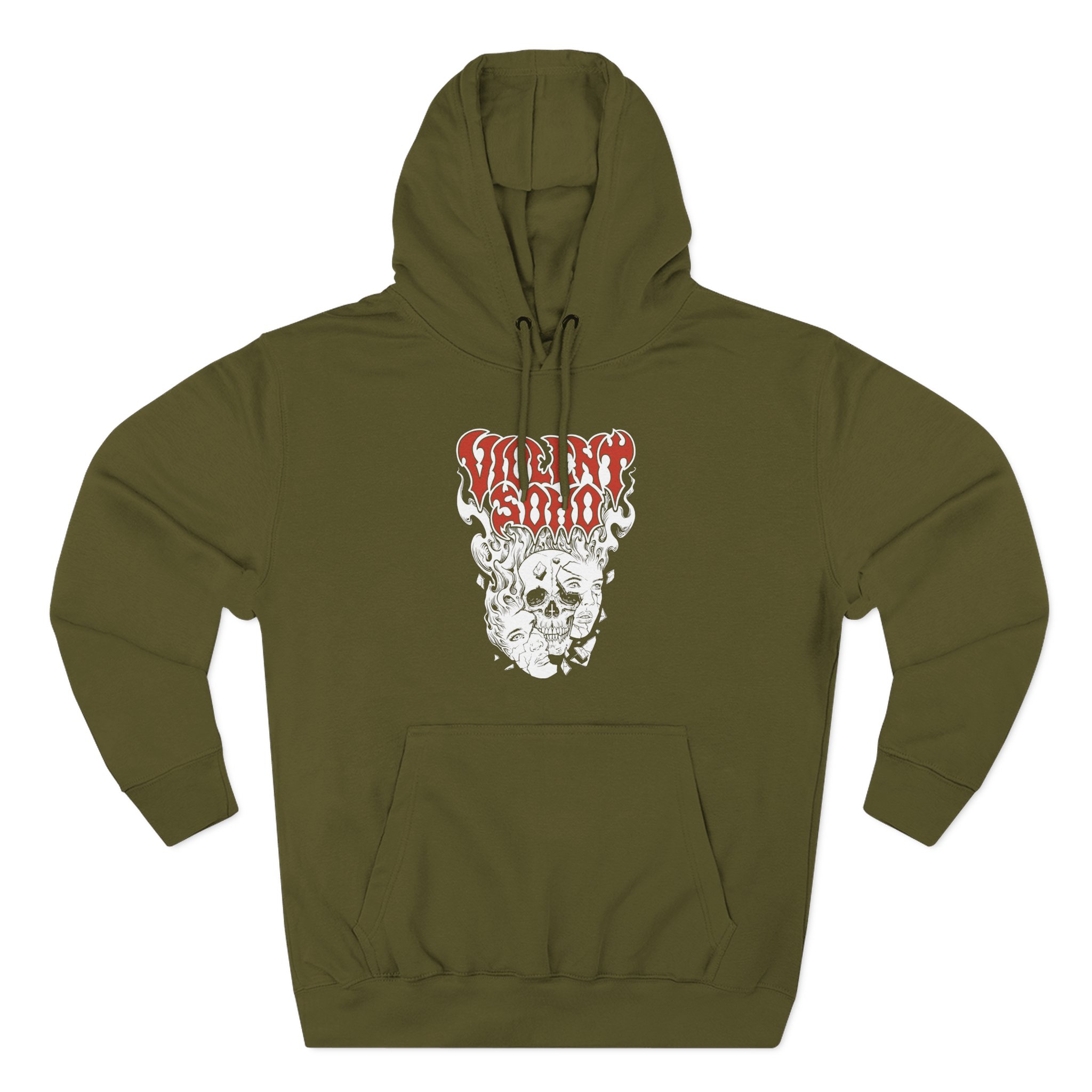 Violent Soho Murdoch Skull Three-Panel Fleece Hoodie