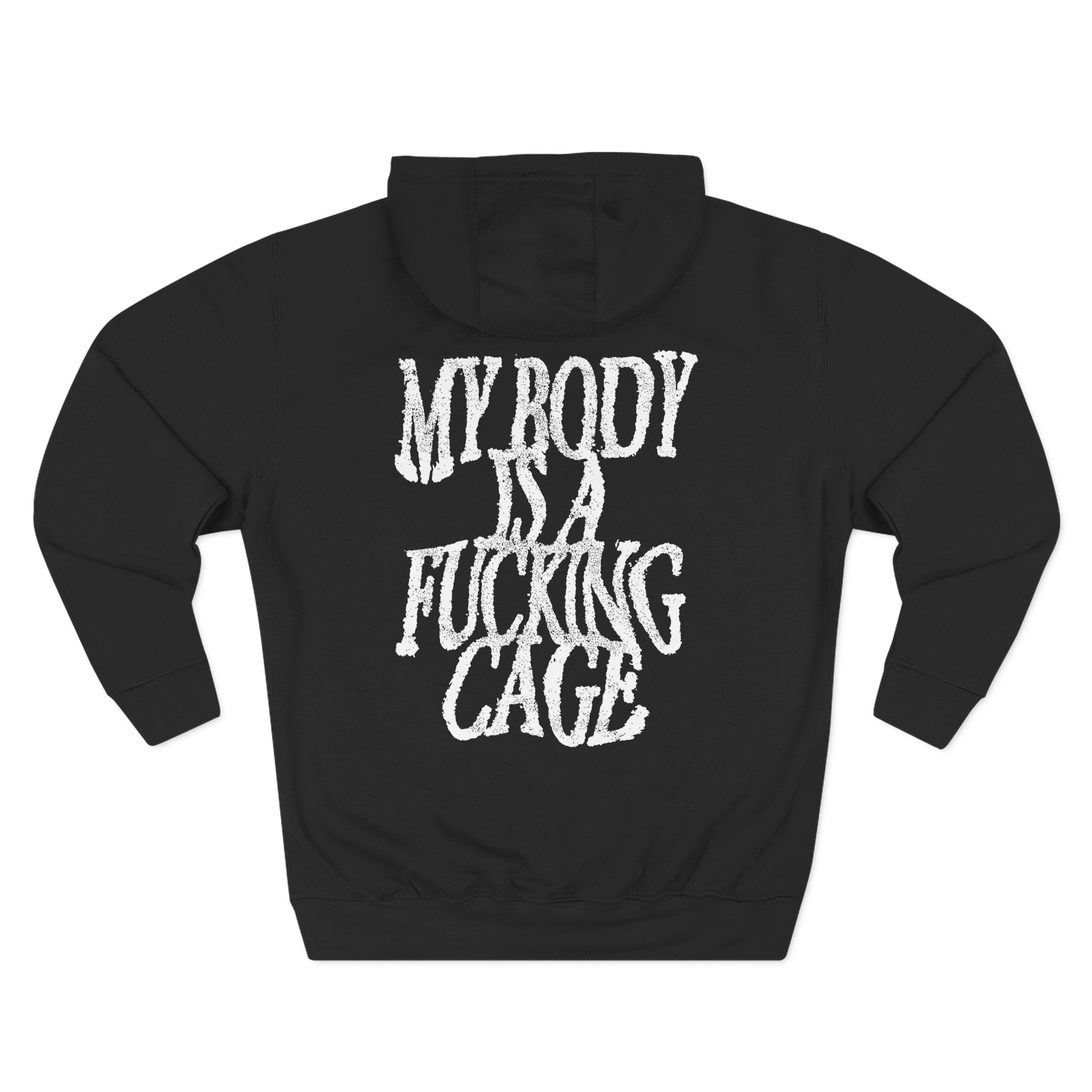Boundaries Cage Three-Panel Fleece Hoodie