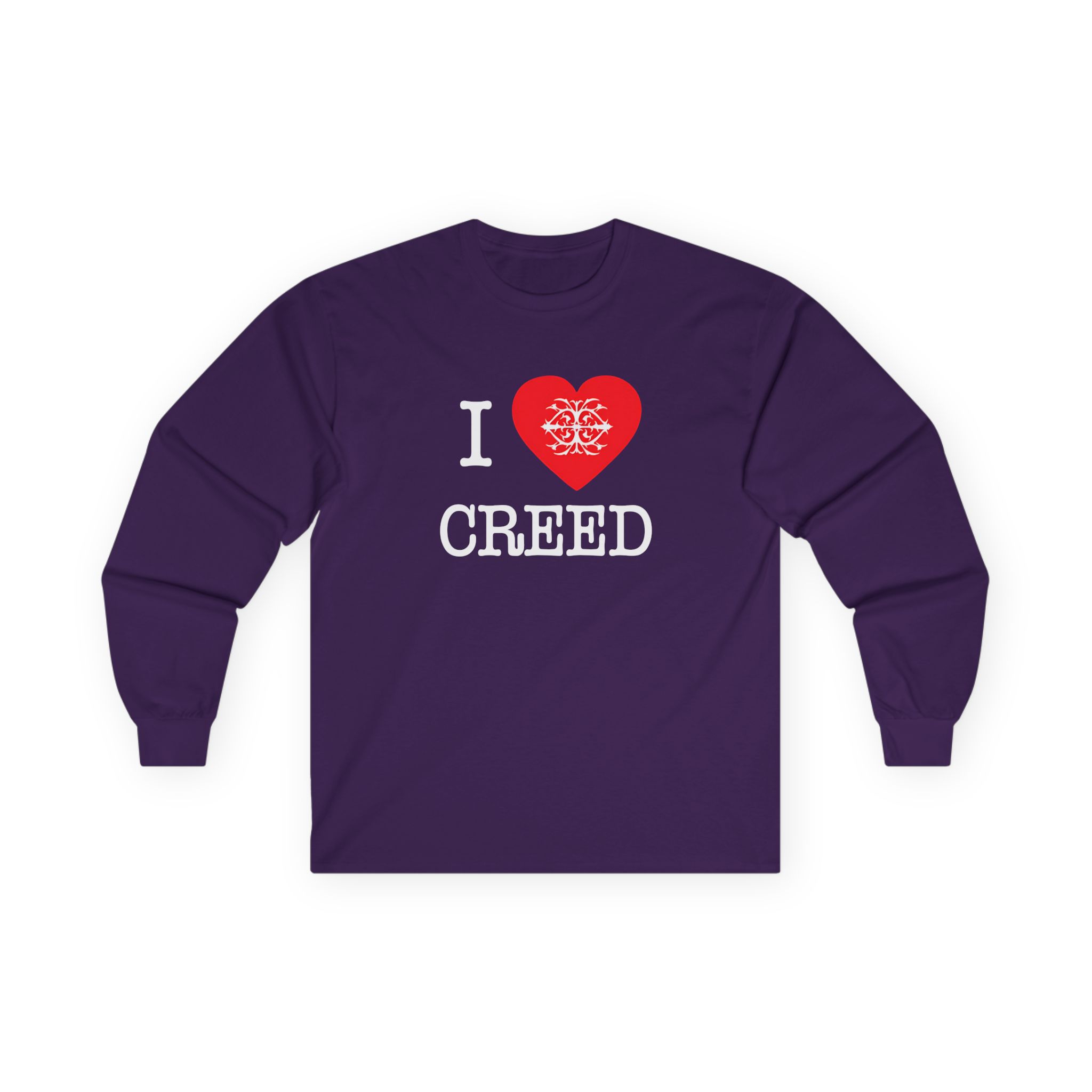 Creed, I Heart Creed Unisex Ultra Cotton Long Sleeve Tee