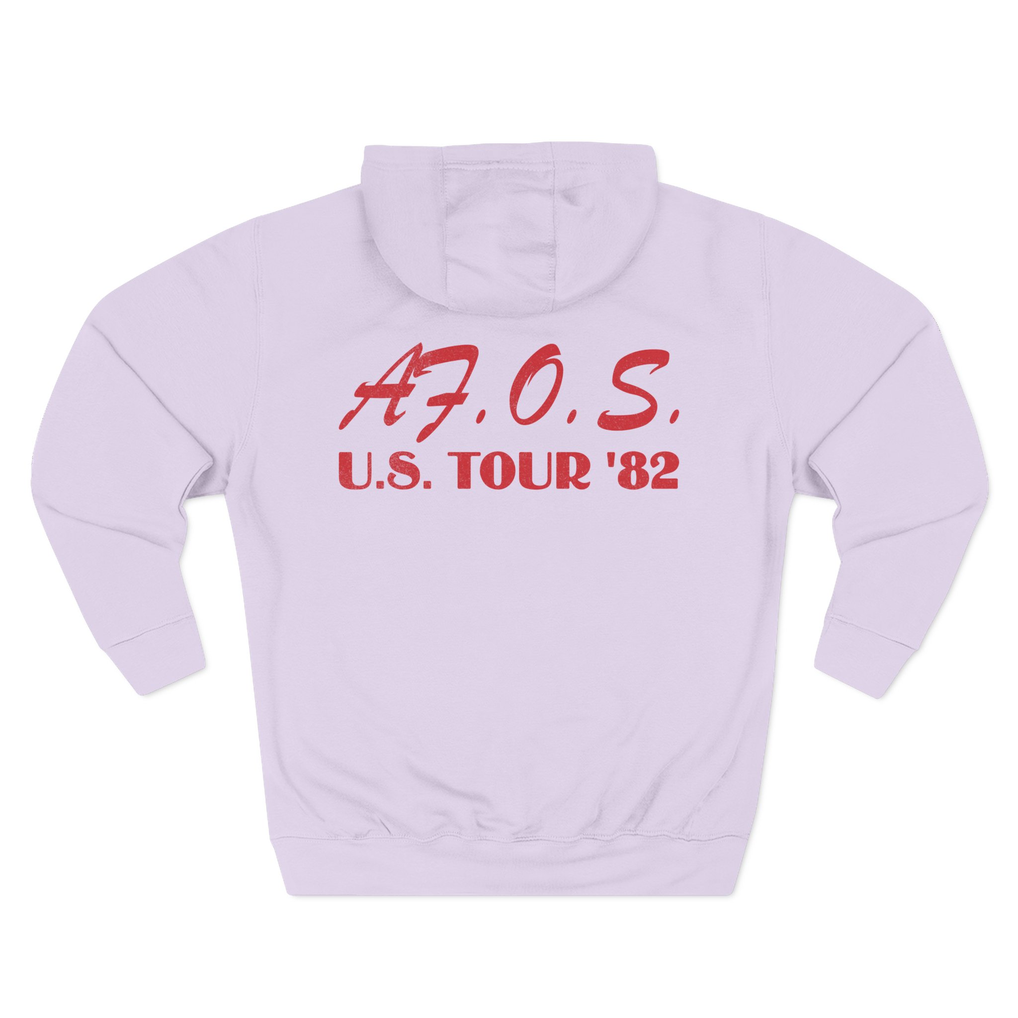 A Flock of Seagulls Us 1982 Tour Three-Panel Fleece Hoodie