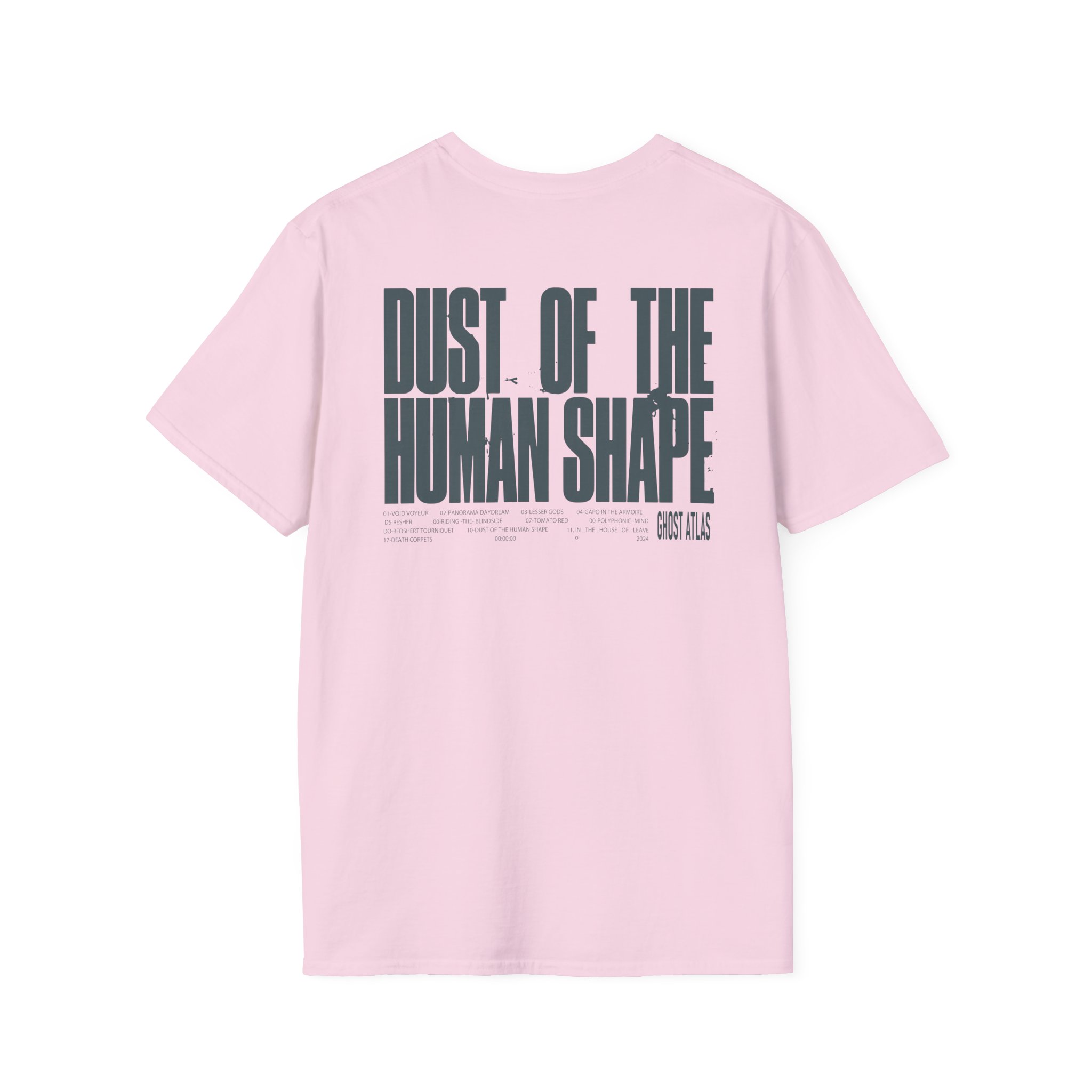 Ghost Atlas Dust of the Human Shape Unisex Softstyle T-Shirt