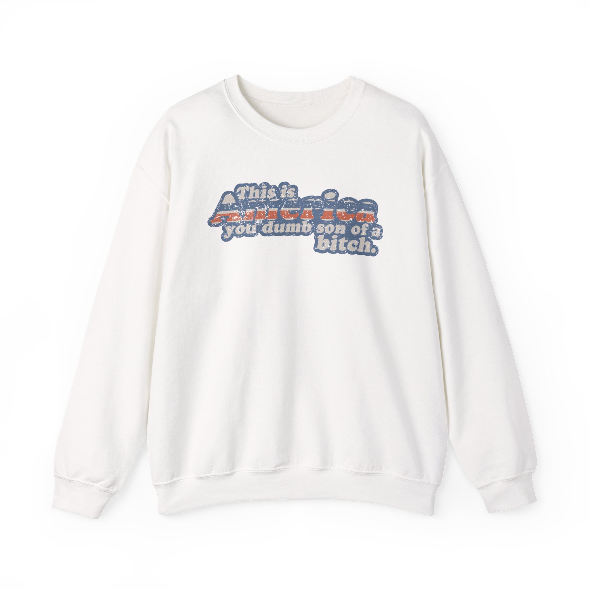 Ymh This Is America Unisex Heavy Blendâ„¢ Crewneck Sweatshirt