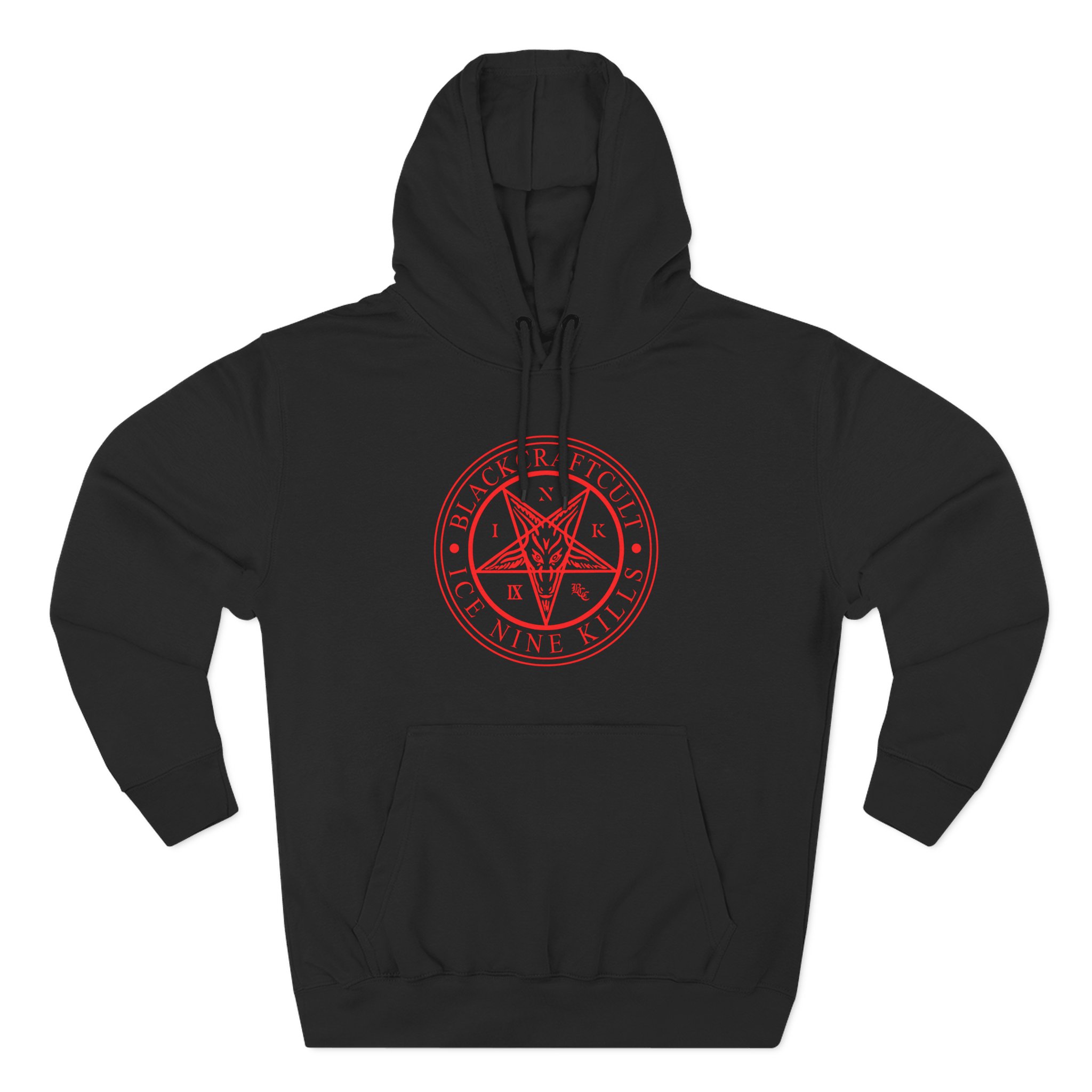 Ice Nine Kills Ink Pentagram Three-Panel Fleece Hoodie