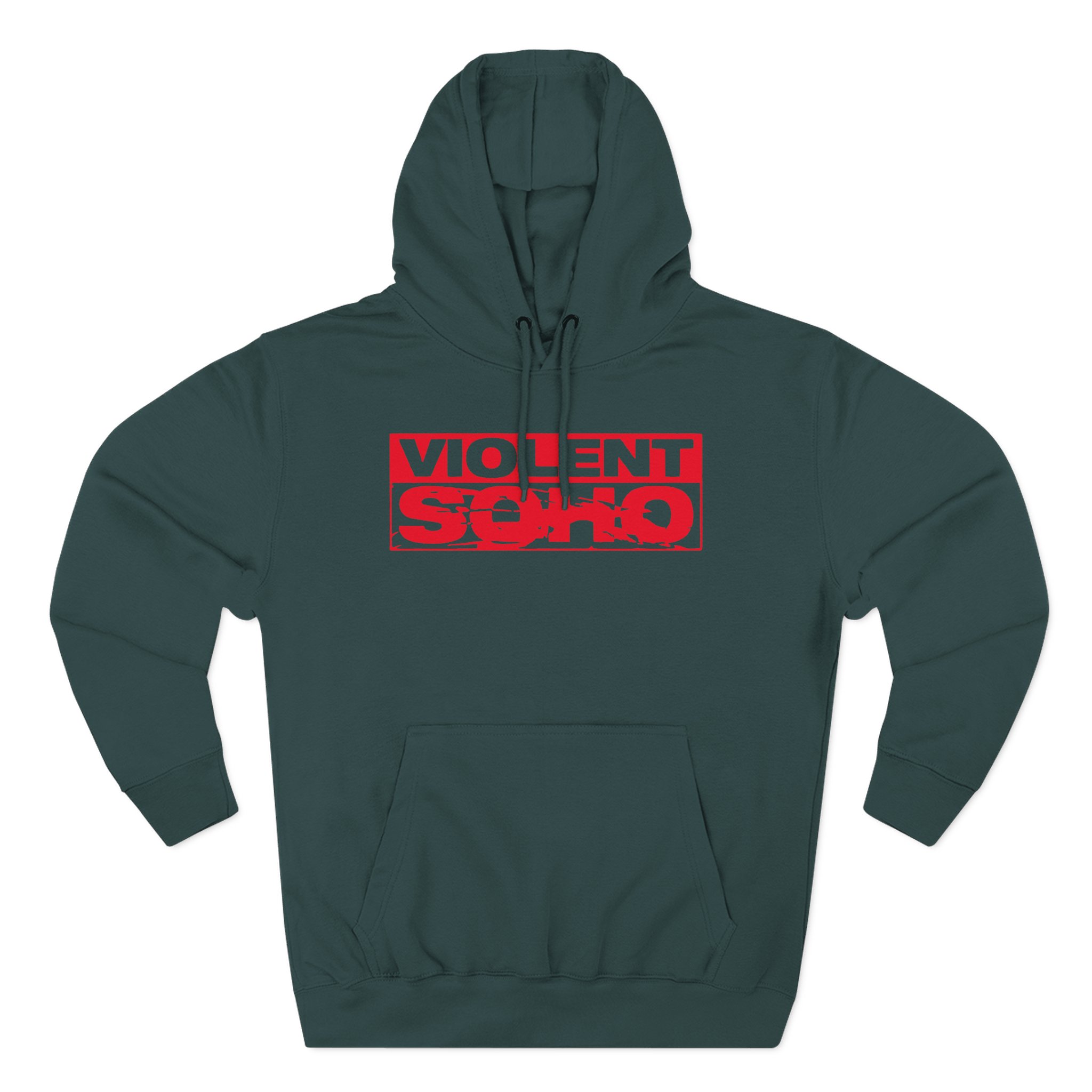 Violent Soho Skull Three-Panel Fleece Hoodie