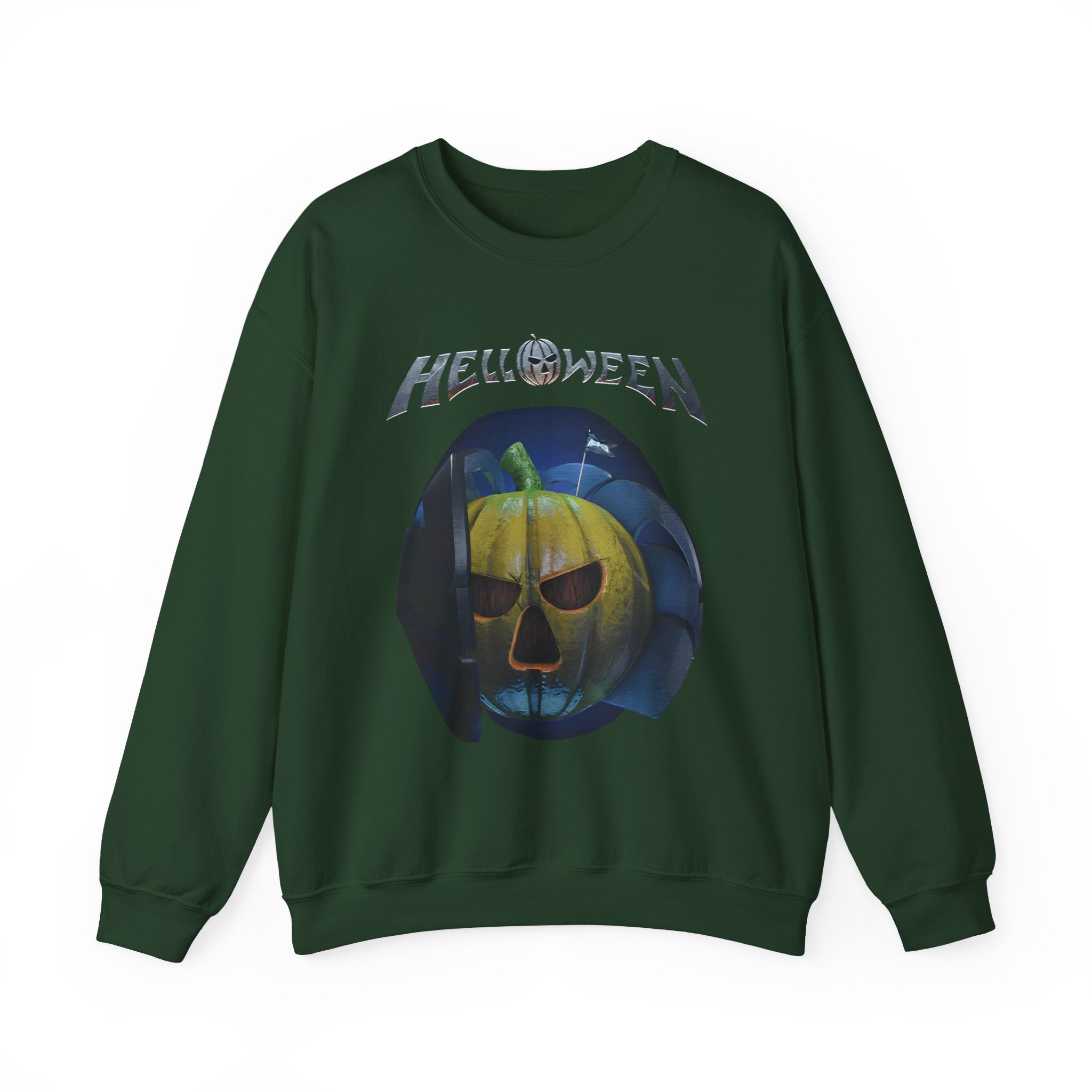 Helloween United Forces Pumpkin Unisex Heavy Blendâ„¢ Crewneck Sweatshirt
