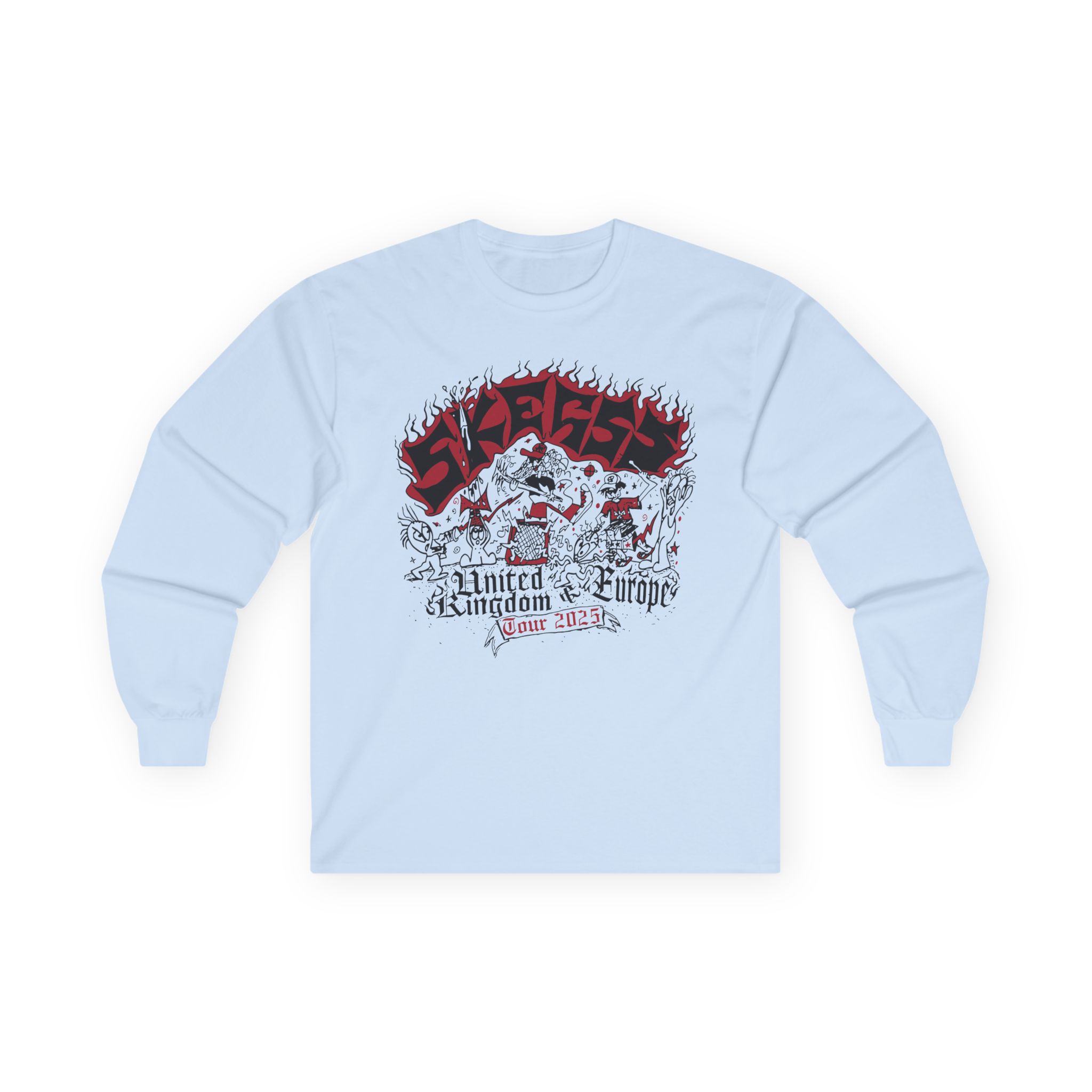 Skegss Uk Eu Tour 2025 Unisex Ultra Cotton Long Sleeve Tee