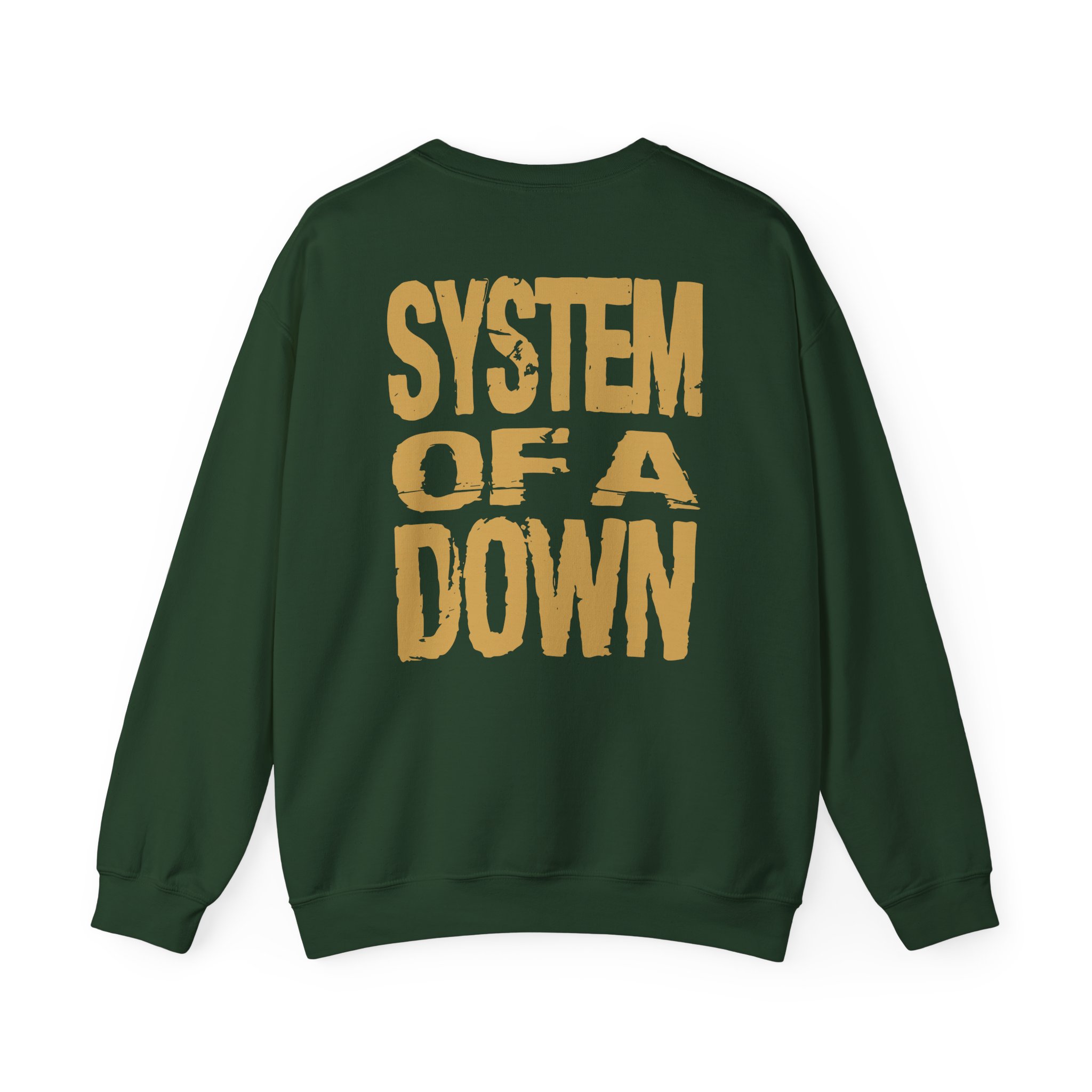 System of a Down Gold Hand Unisex Heavy Blendâ„¢ Crewneck Sweatshirt