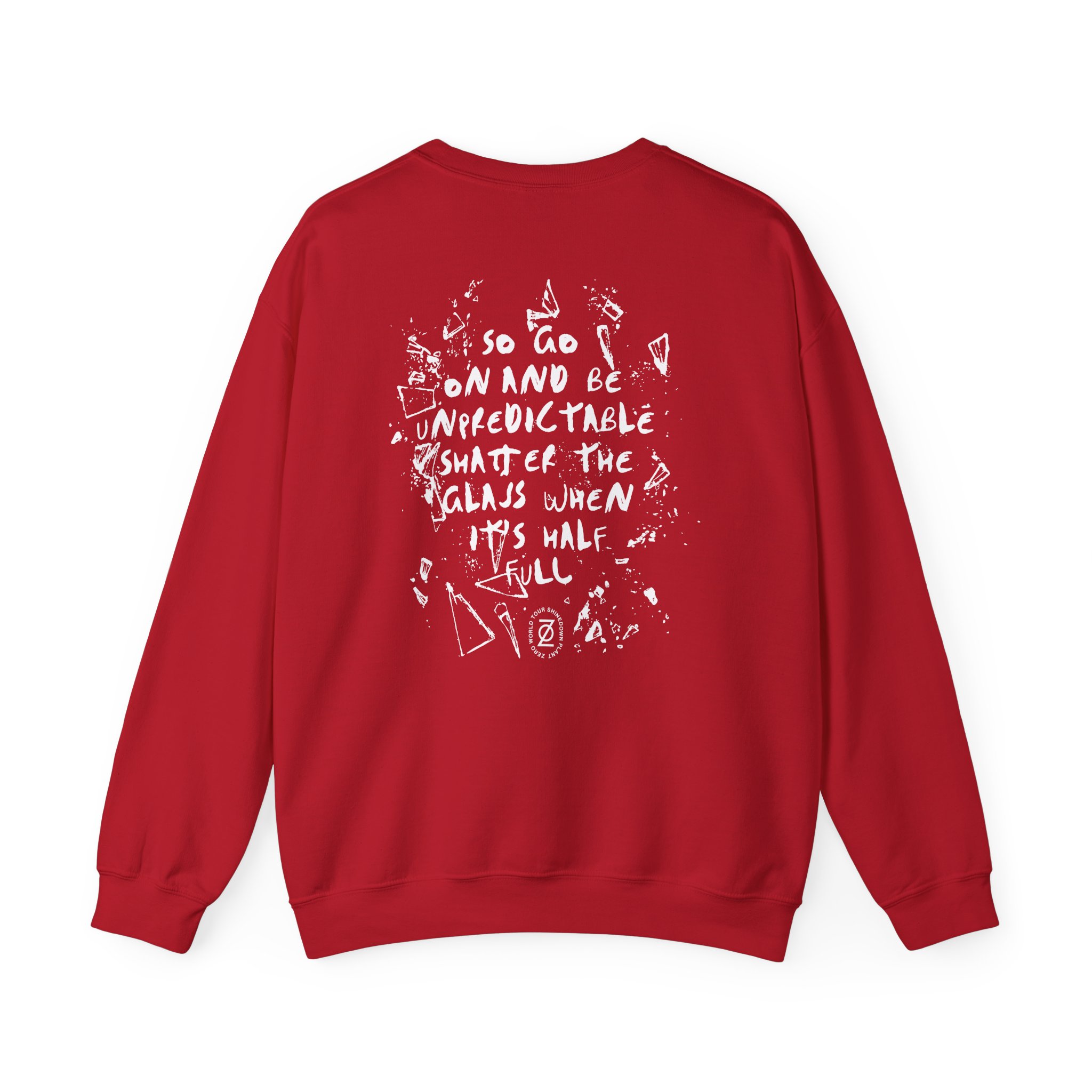 Shinedown Shattered Unisex Heavy Blendâ„¢ Crewneck Sweatshirt