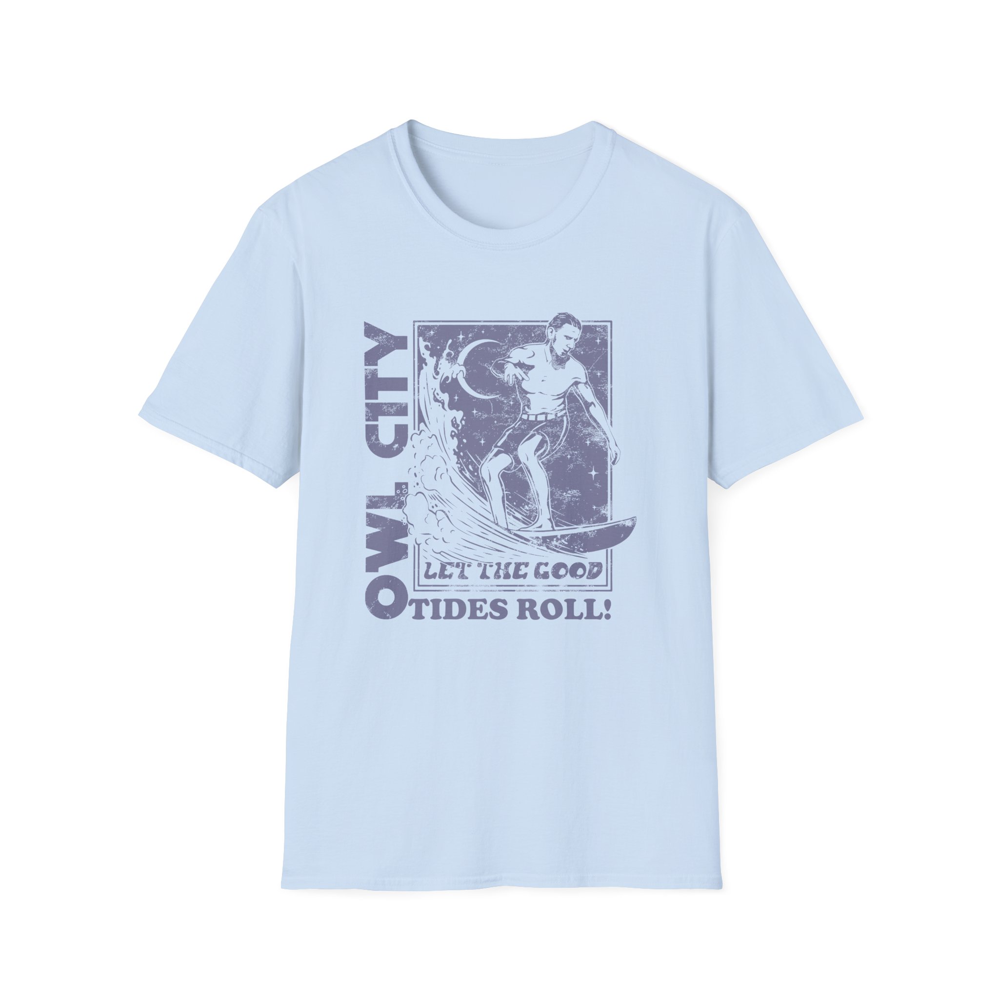 Owl City Let the Good Tides Roll Ringer Unisex Softstyle T-Shirt