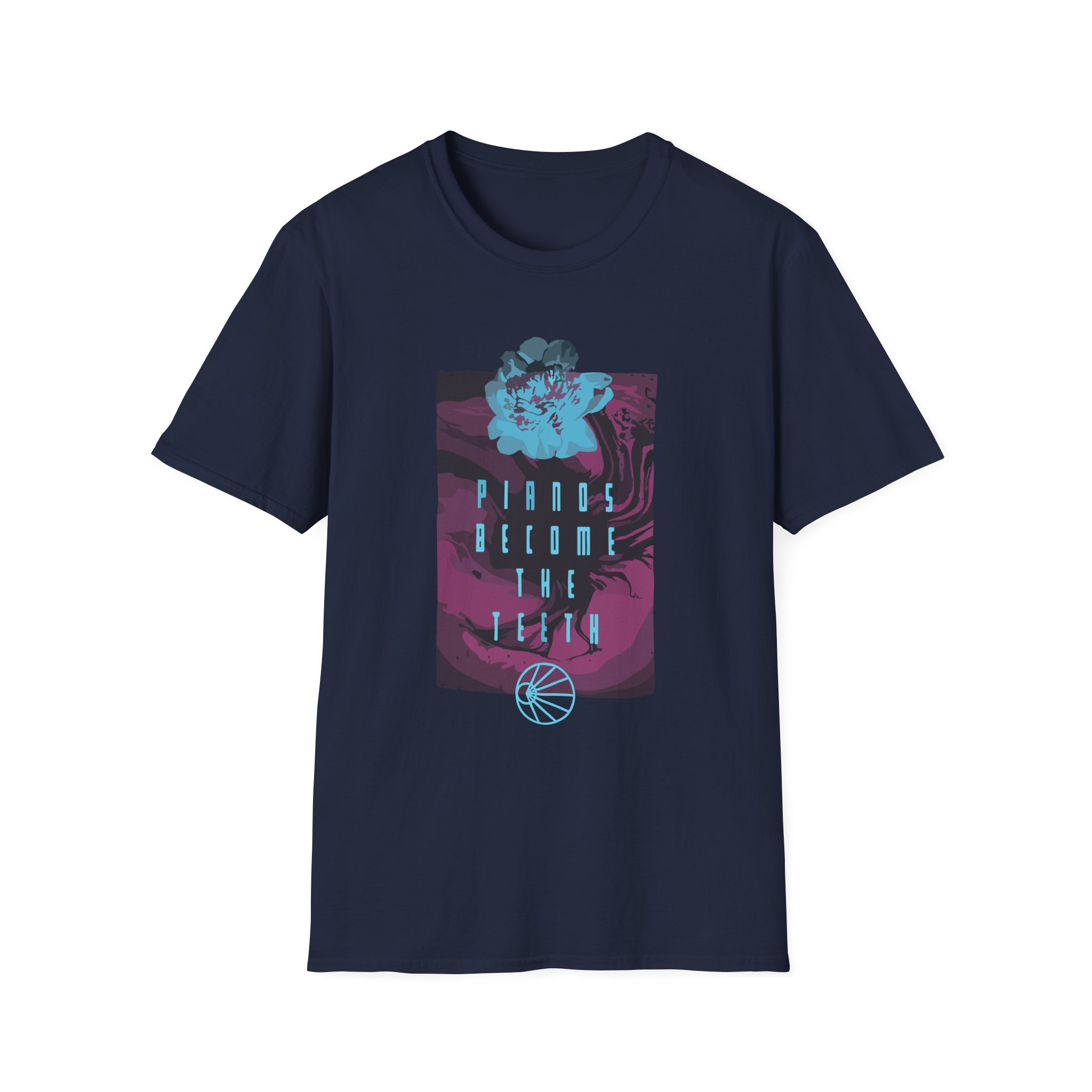 Pianos Become the Teeth Abstract Flowers Unisex Softstyle T-Shirt