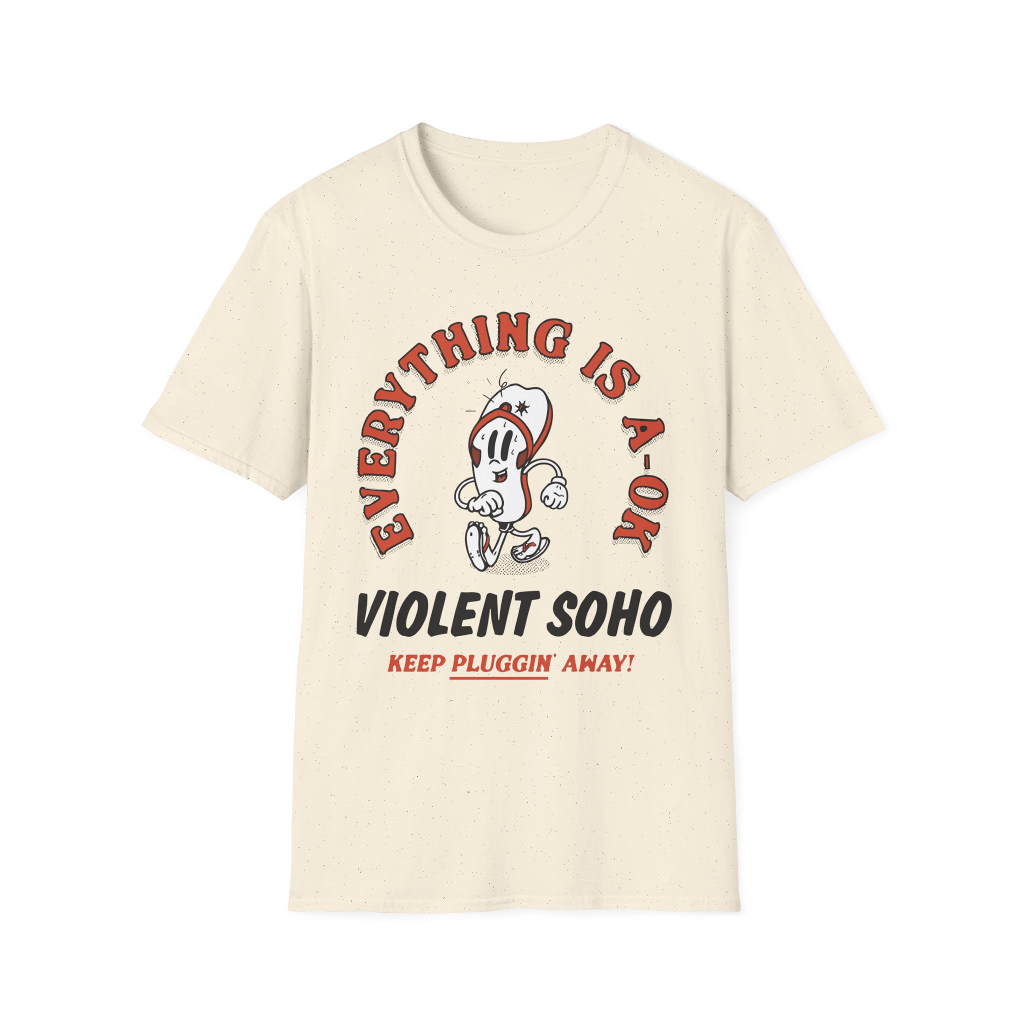 Violent Soho Keep on Pluggin Unisex Softstyle T-Shirt