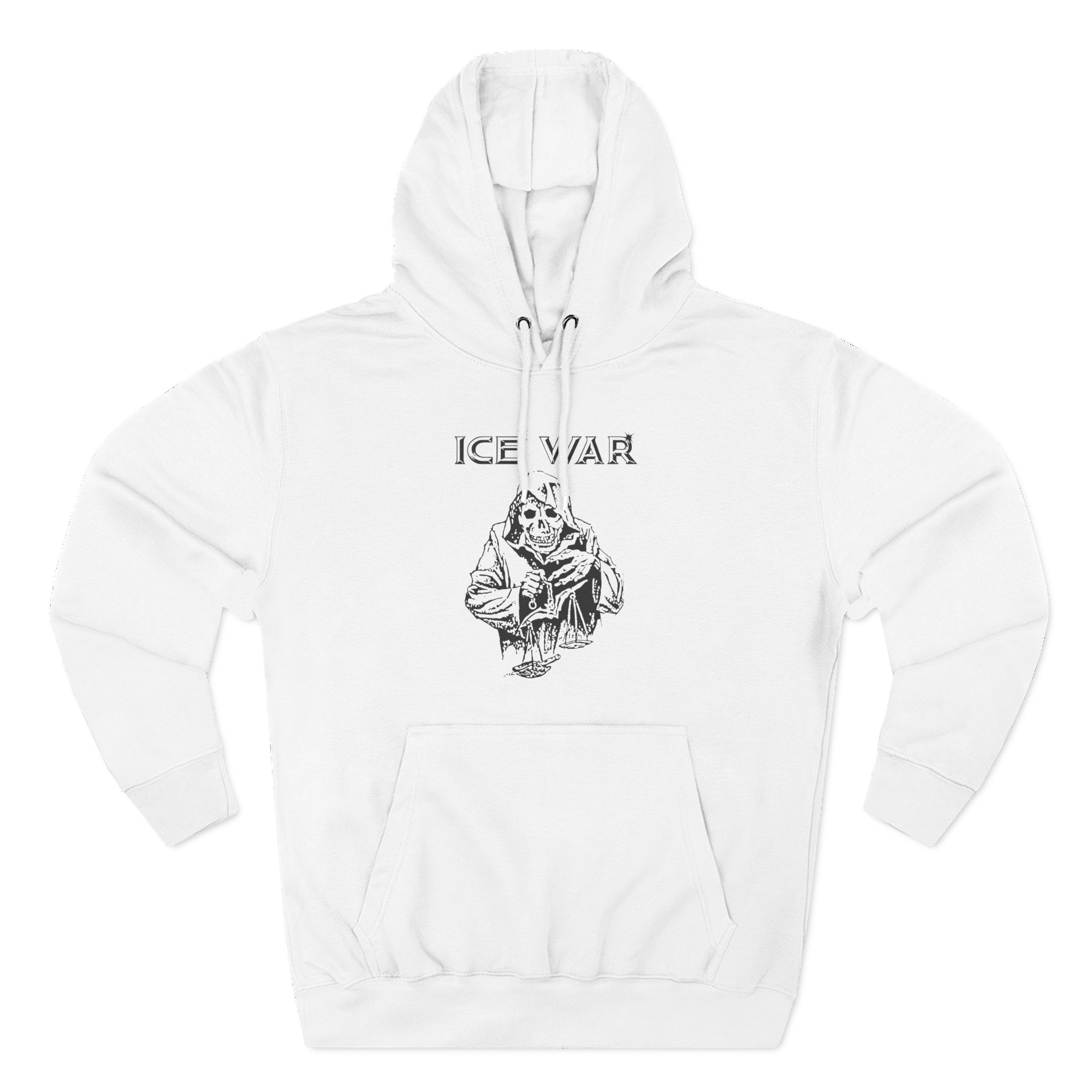 White Reaper ICE WAR Three-Panel Fleece Hoodie