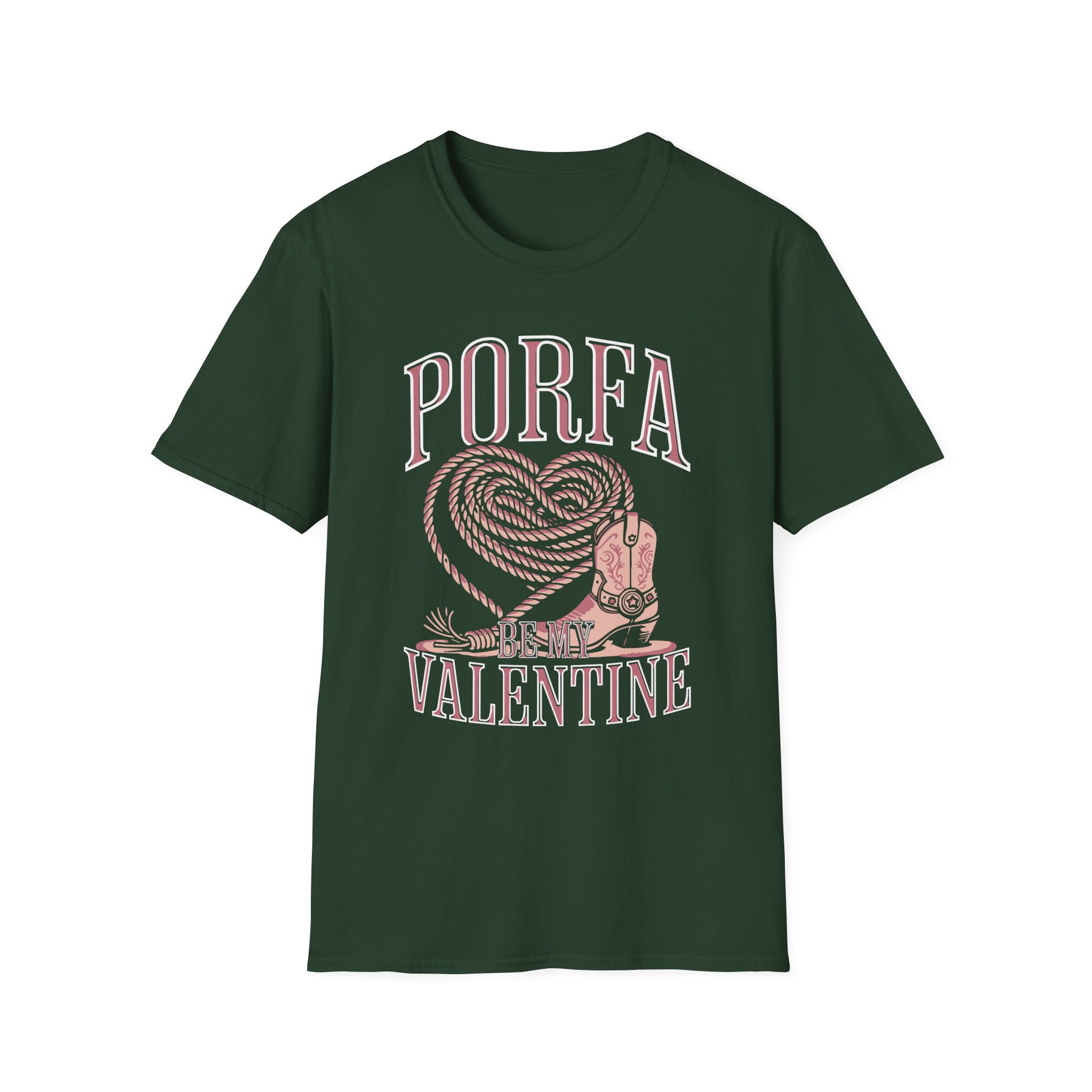 Porfa Be My Valentine Unisex Softstyle T-Shirt