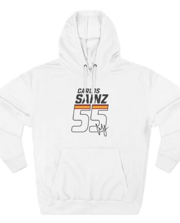 Carlos Sainz 55 Three-Panel Fleece Hoodie