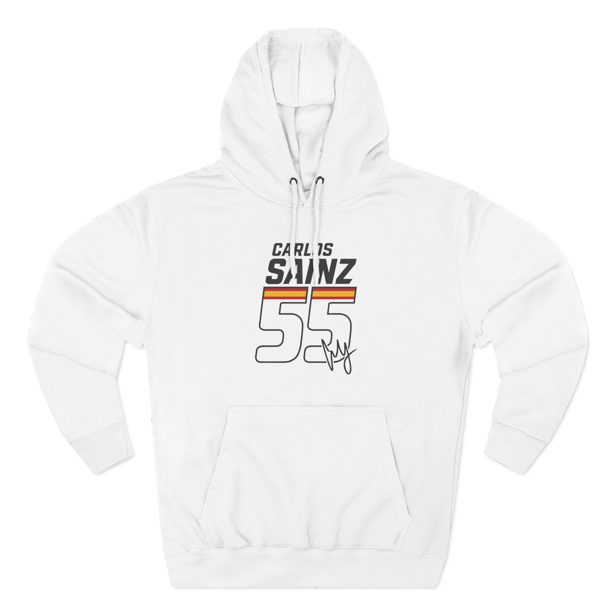 Carlos Sainz 55 Three-Panel Fleece Hoodie